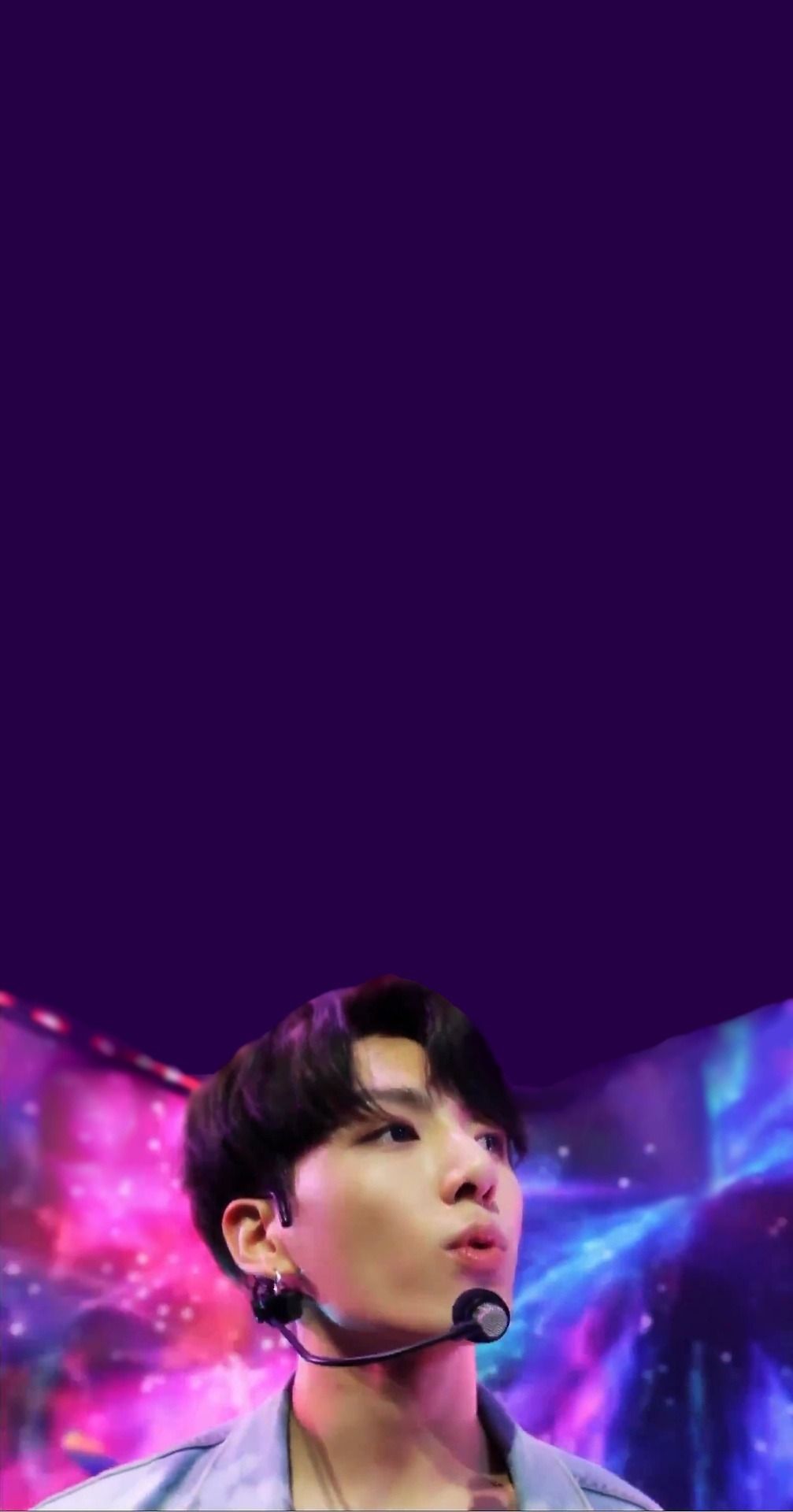 Wallpaper Jungkook Purple Hair