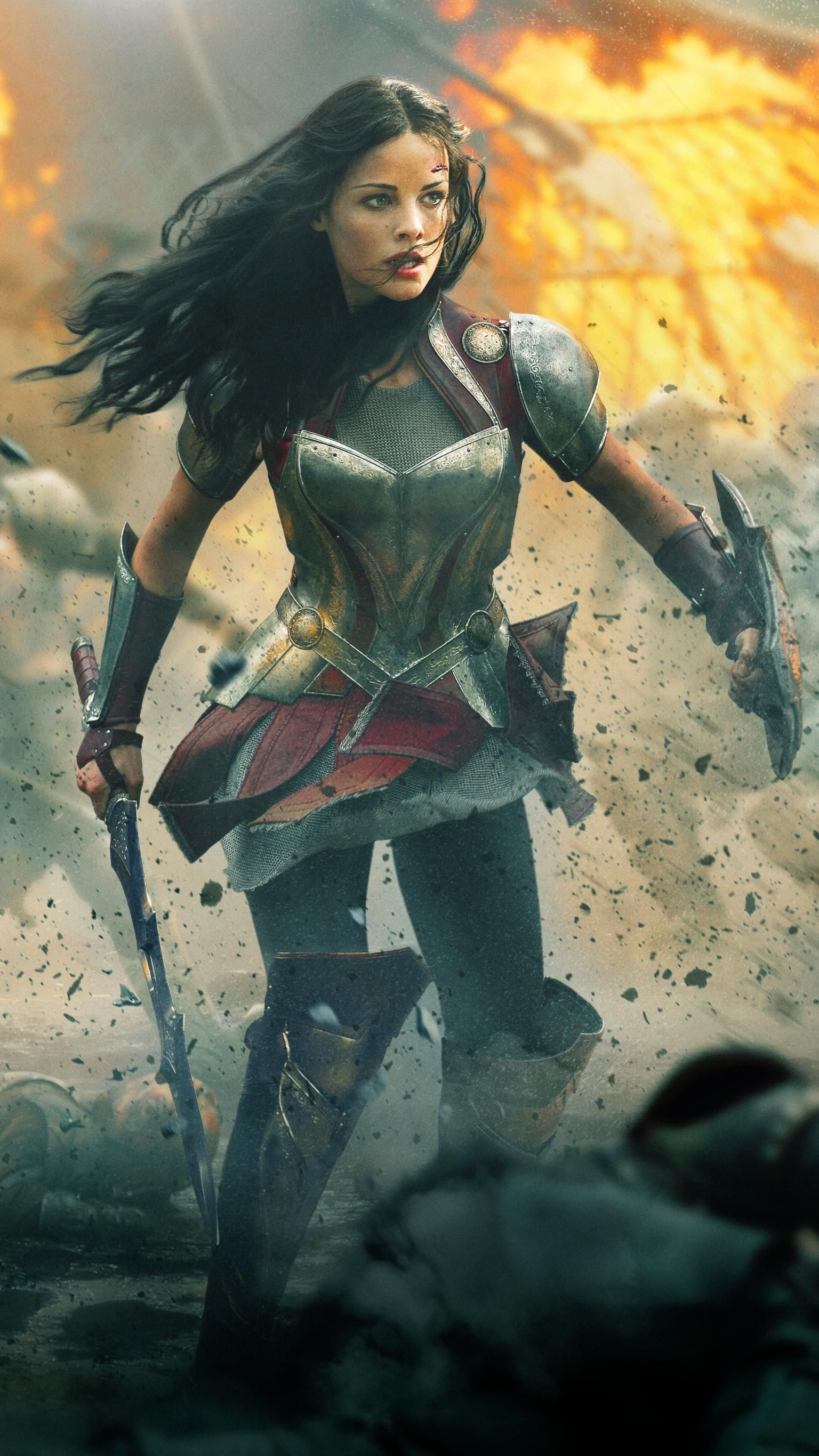 Thor: The Dark World (2013) Phone Wallpaper. Moviemania. The dark world, Lady sif, Marvel movies