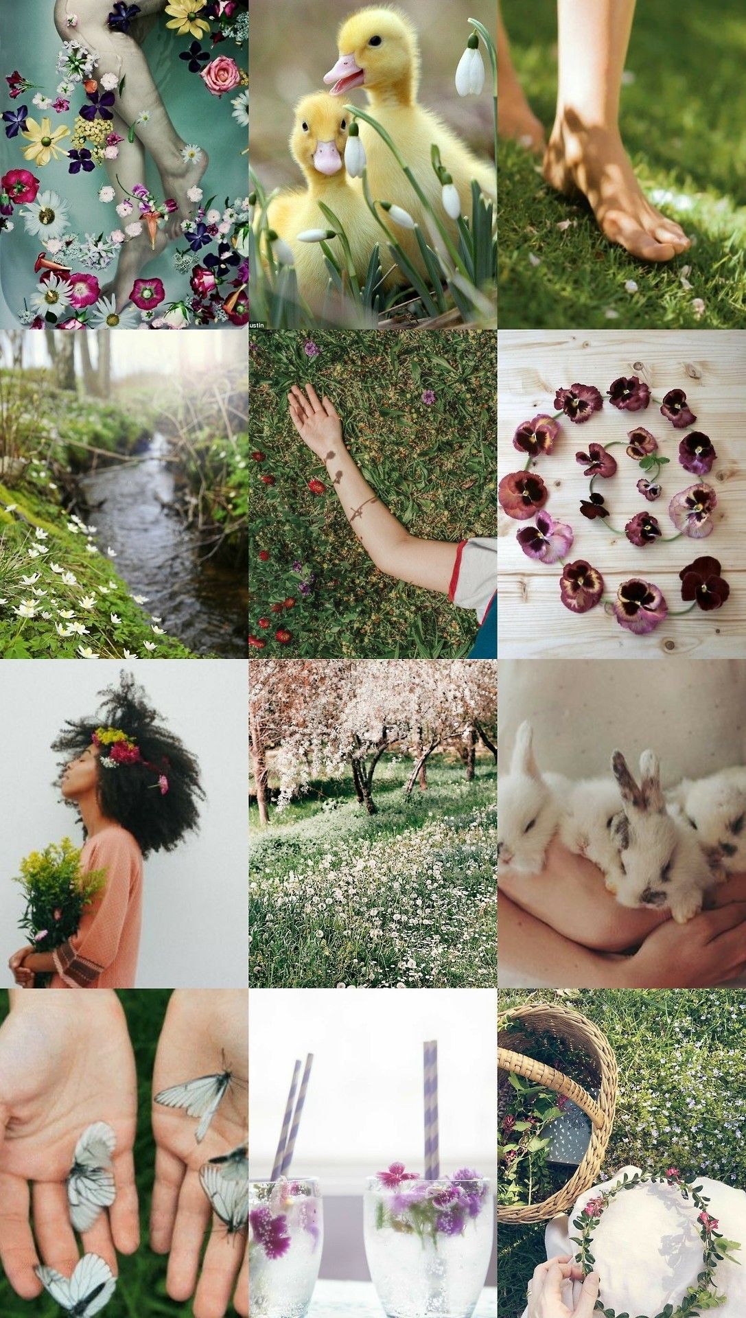 Spring Collage Wallpaper Free Spring Collage Background