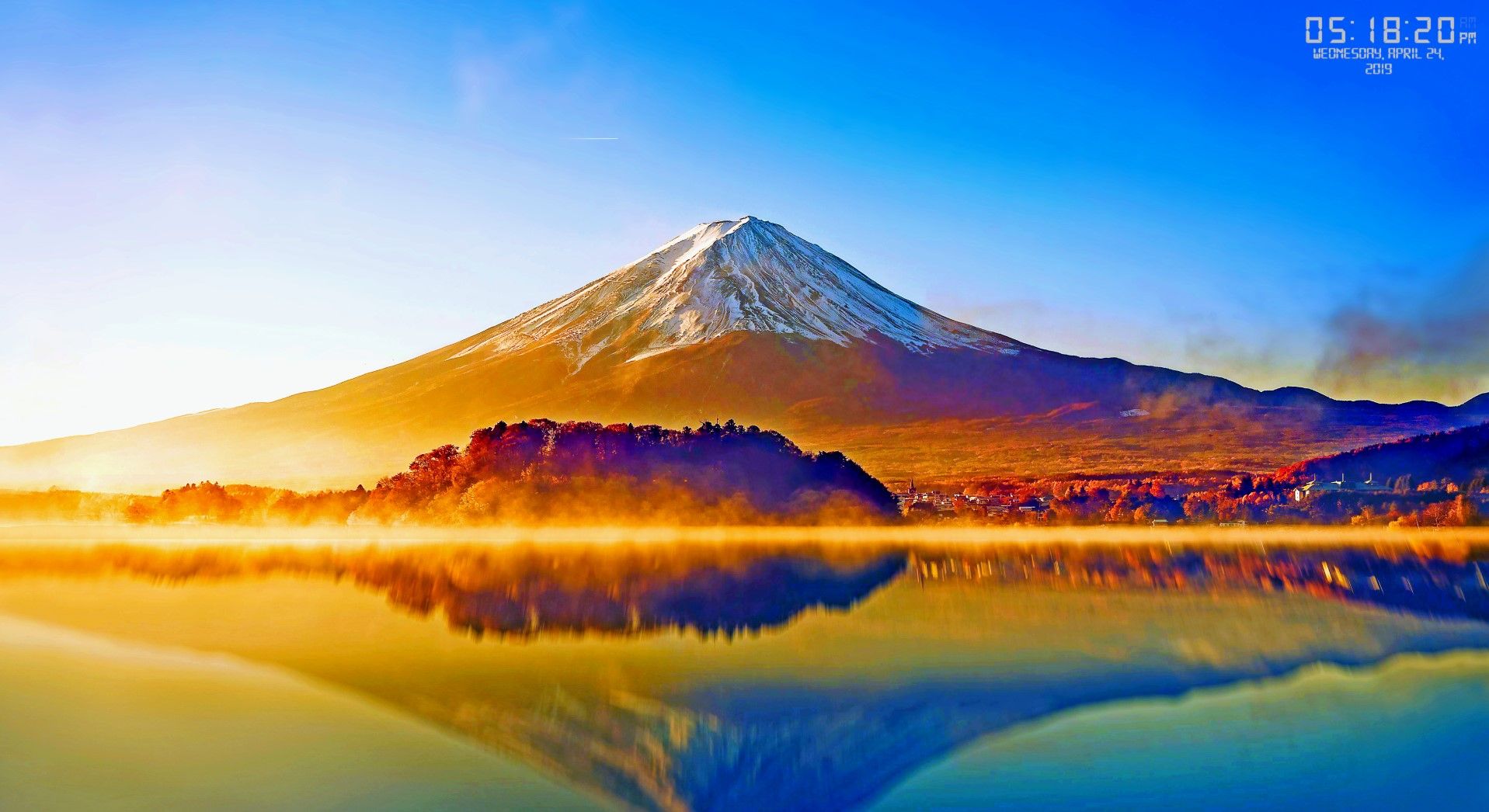 Mt. Fuji wallpaper, looking for input (the visualizer likes to hide on me)