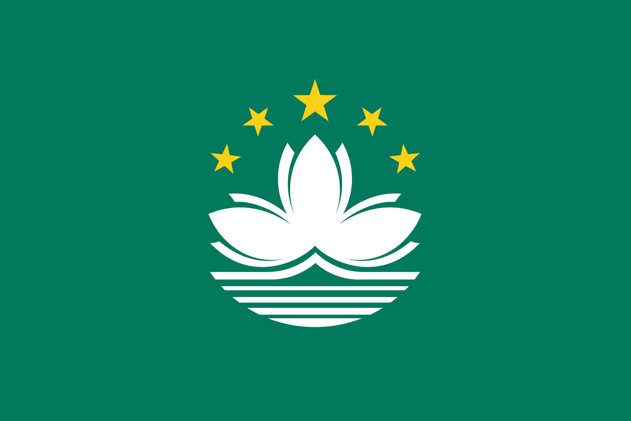 Flag of Macao image and meaning Macao flag