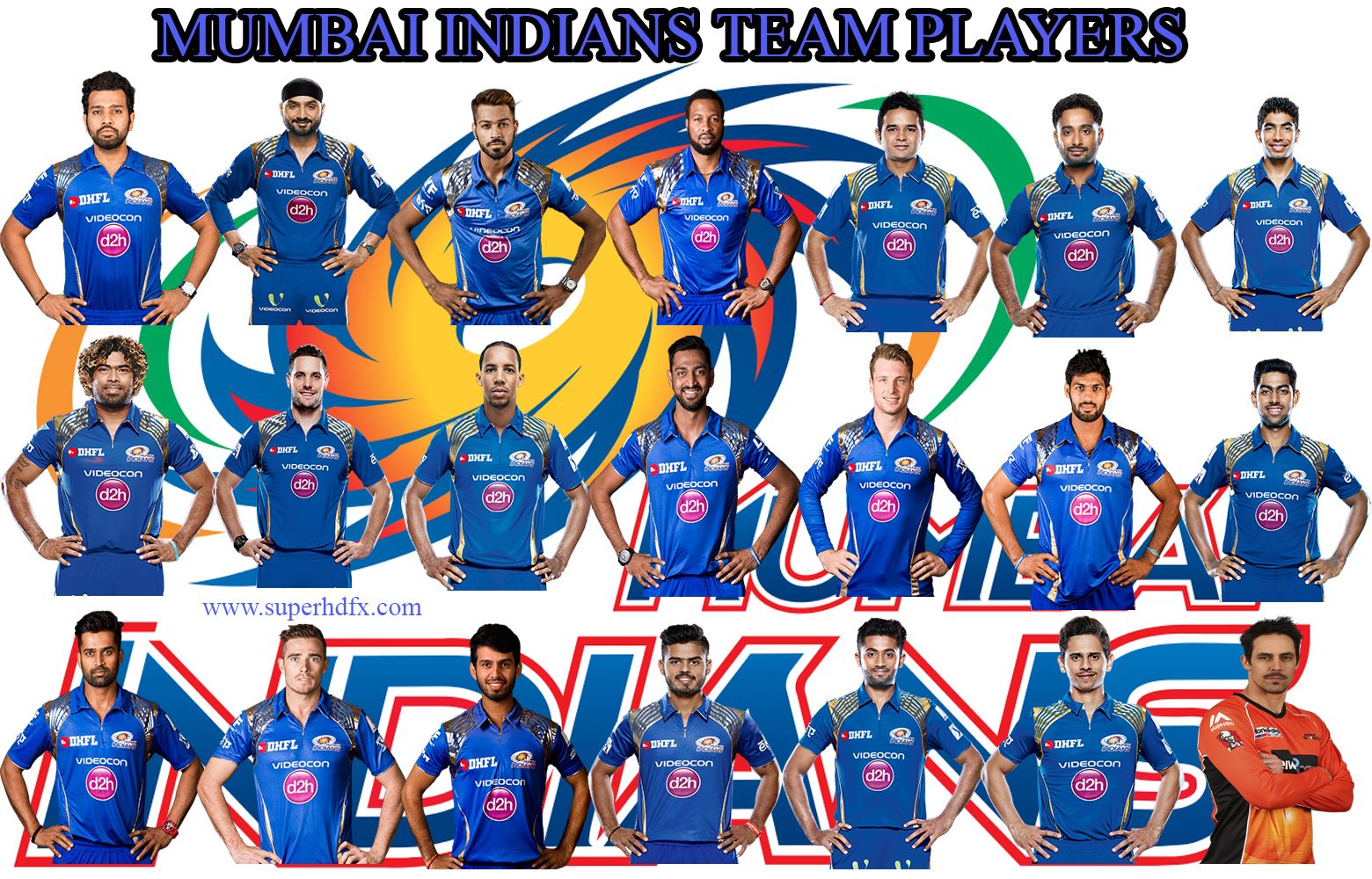 Mumbai Indians Team Wallpapers Wallpaper Cave