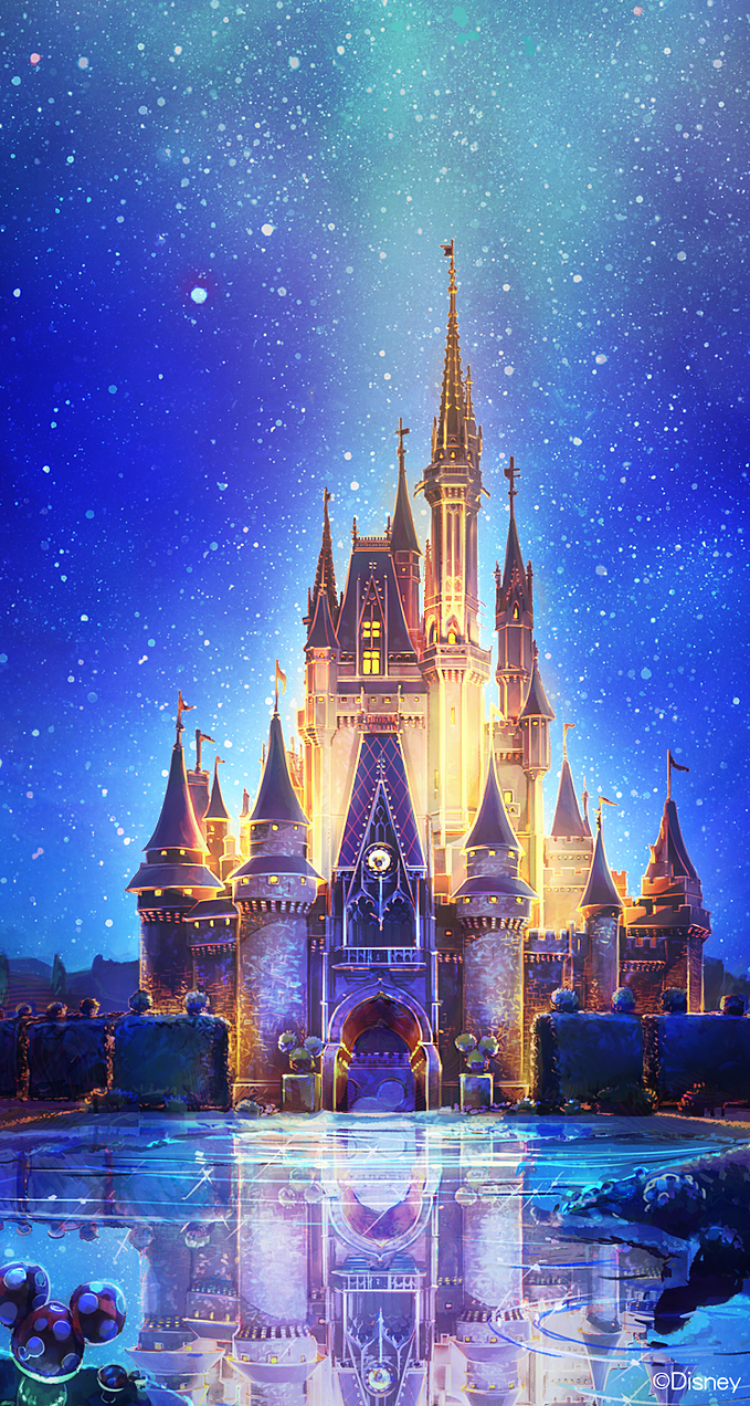 Walt Disney Castle Art