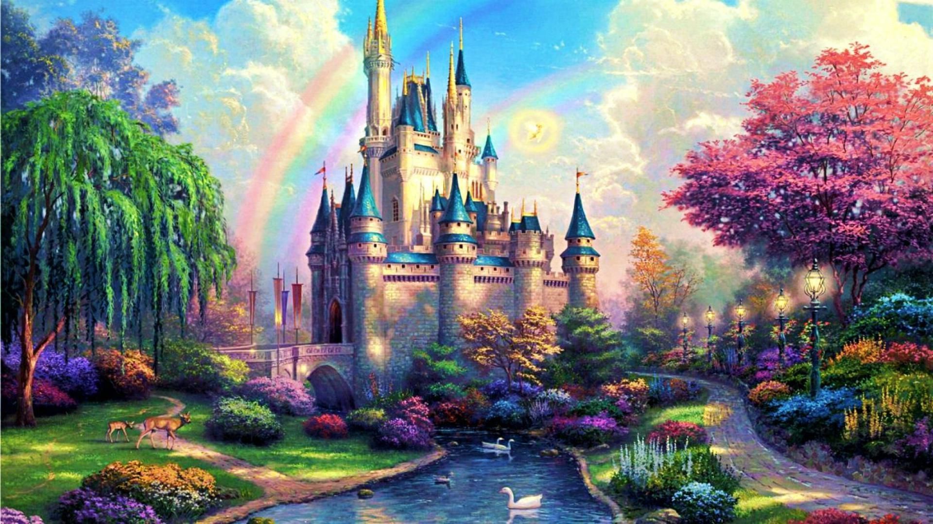 Disney Castle Background Fairy Tale