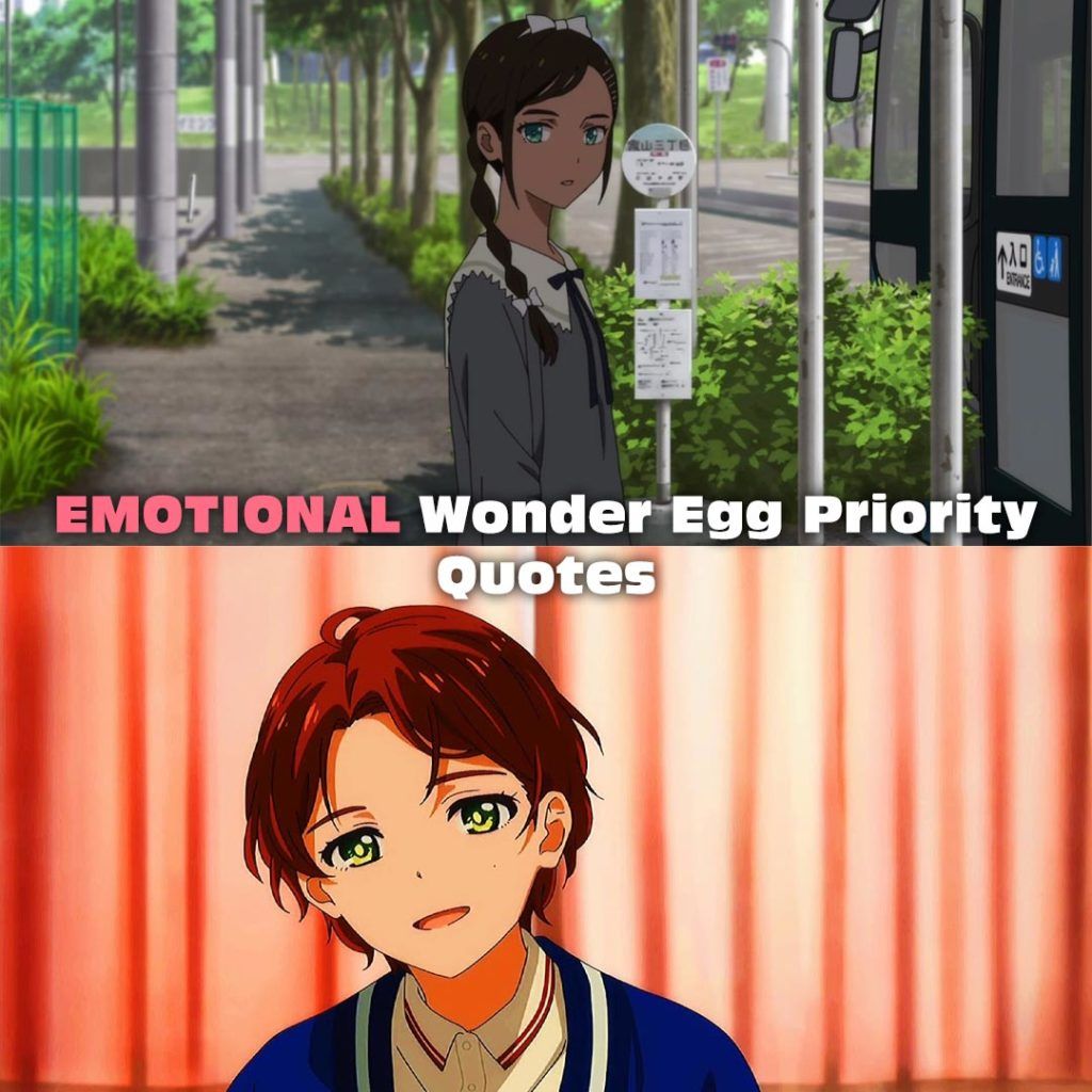 EMOTIONAL Wonder Egg Priority Quotes [HQ IMAGES]
