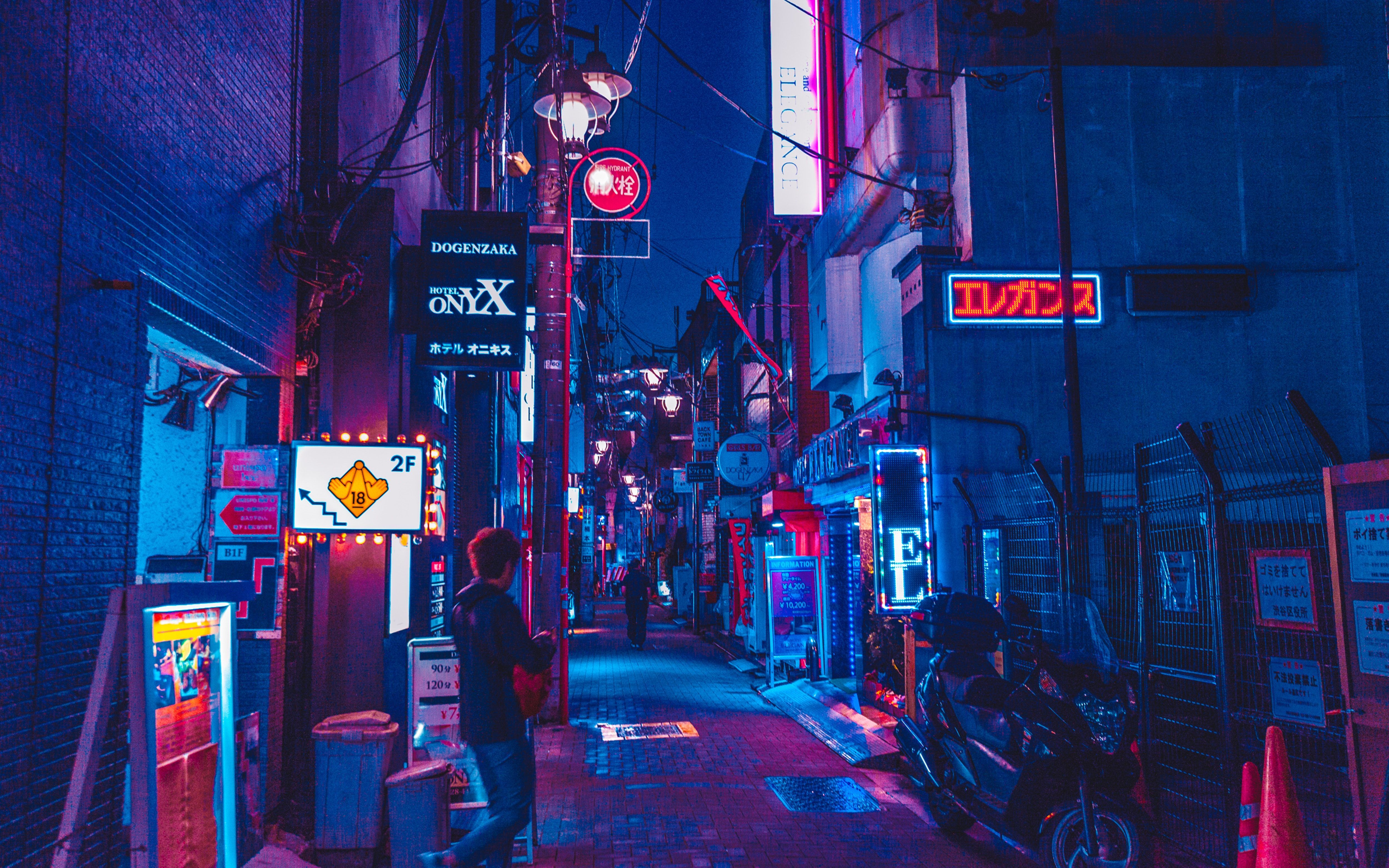 Alleyway, neon light, shop signs and alley HD photo by Benjamin Hung. Alleyway, Wisata jepang, Neon