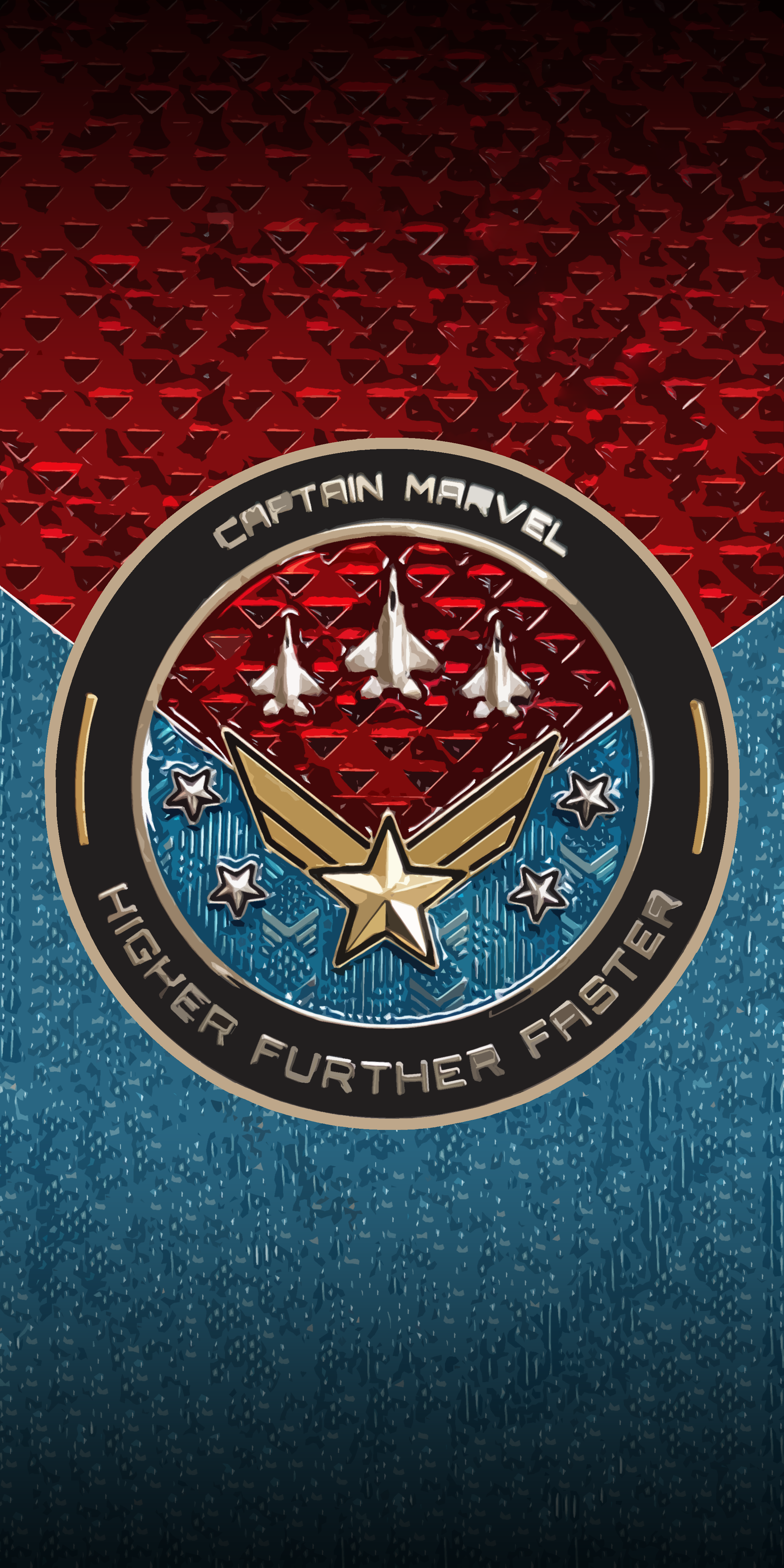 Captain Marvel Wallpaper Logo