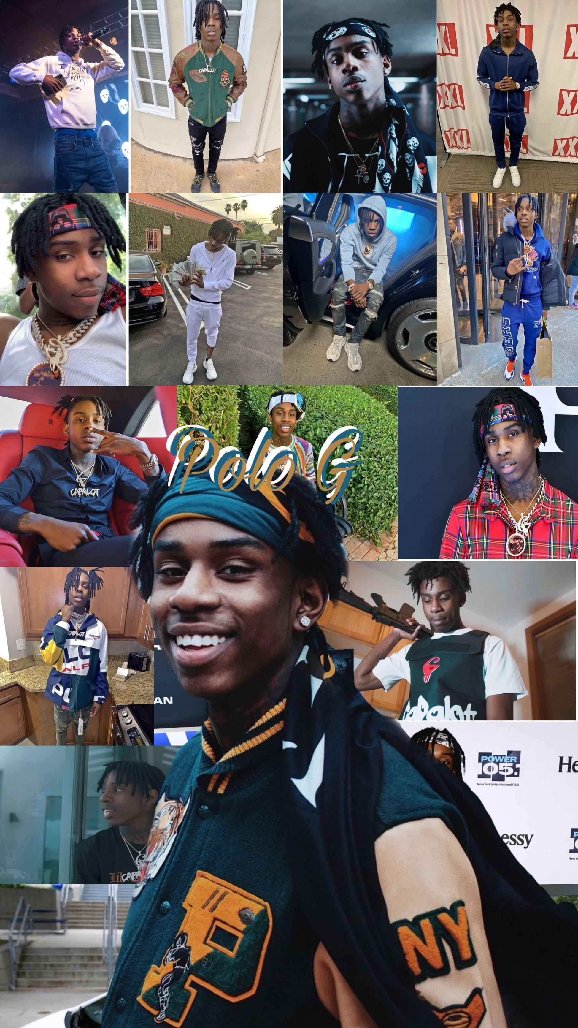 Pin. Polo G. Rapper wallpaper iphone, Cute rappers, Edgy wallpaper
