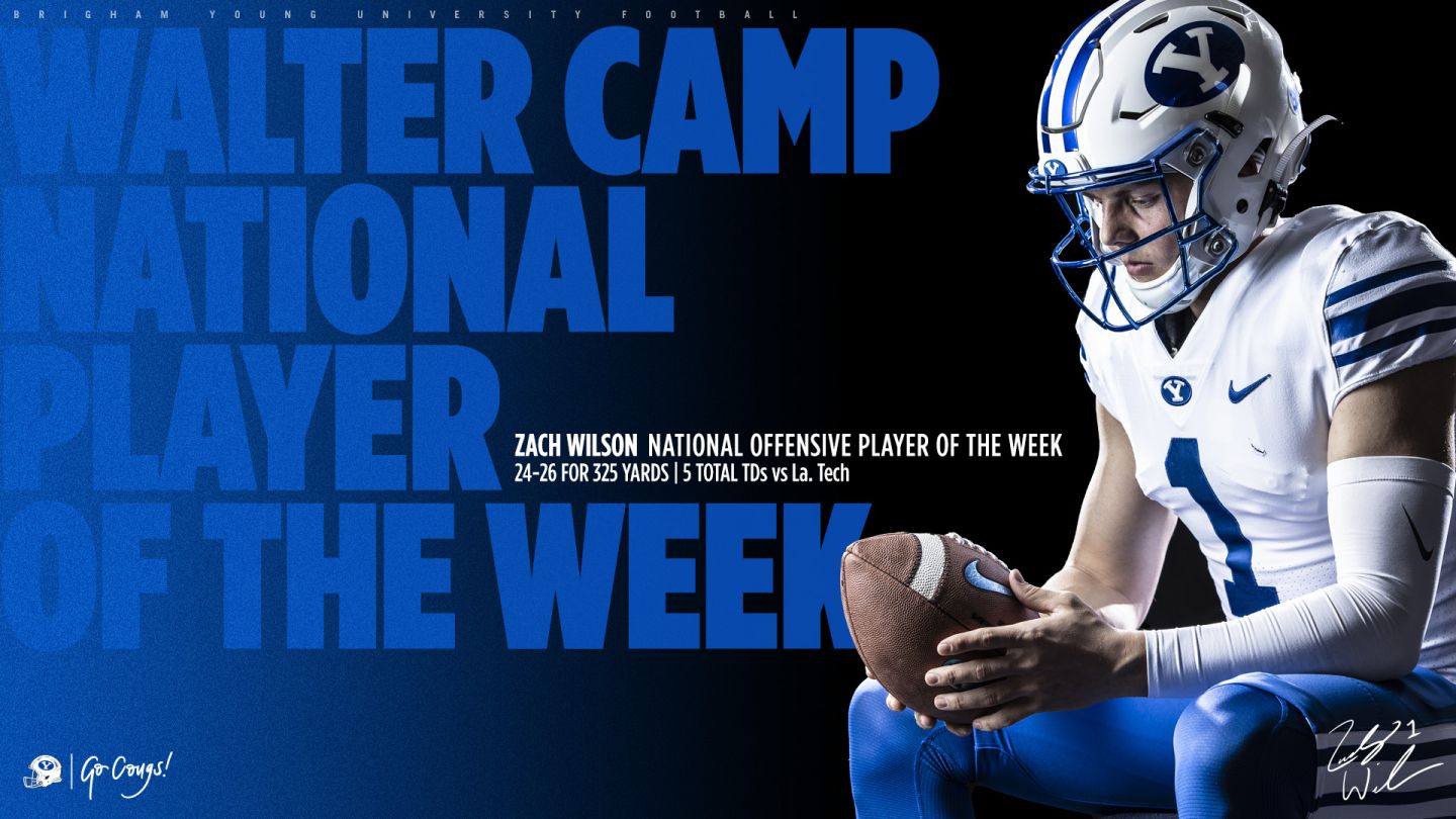 Zach Wilson garners national honors after impressive performance