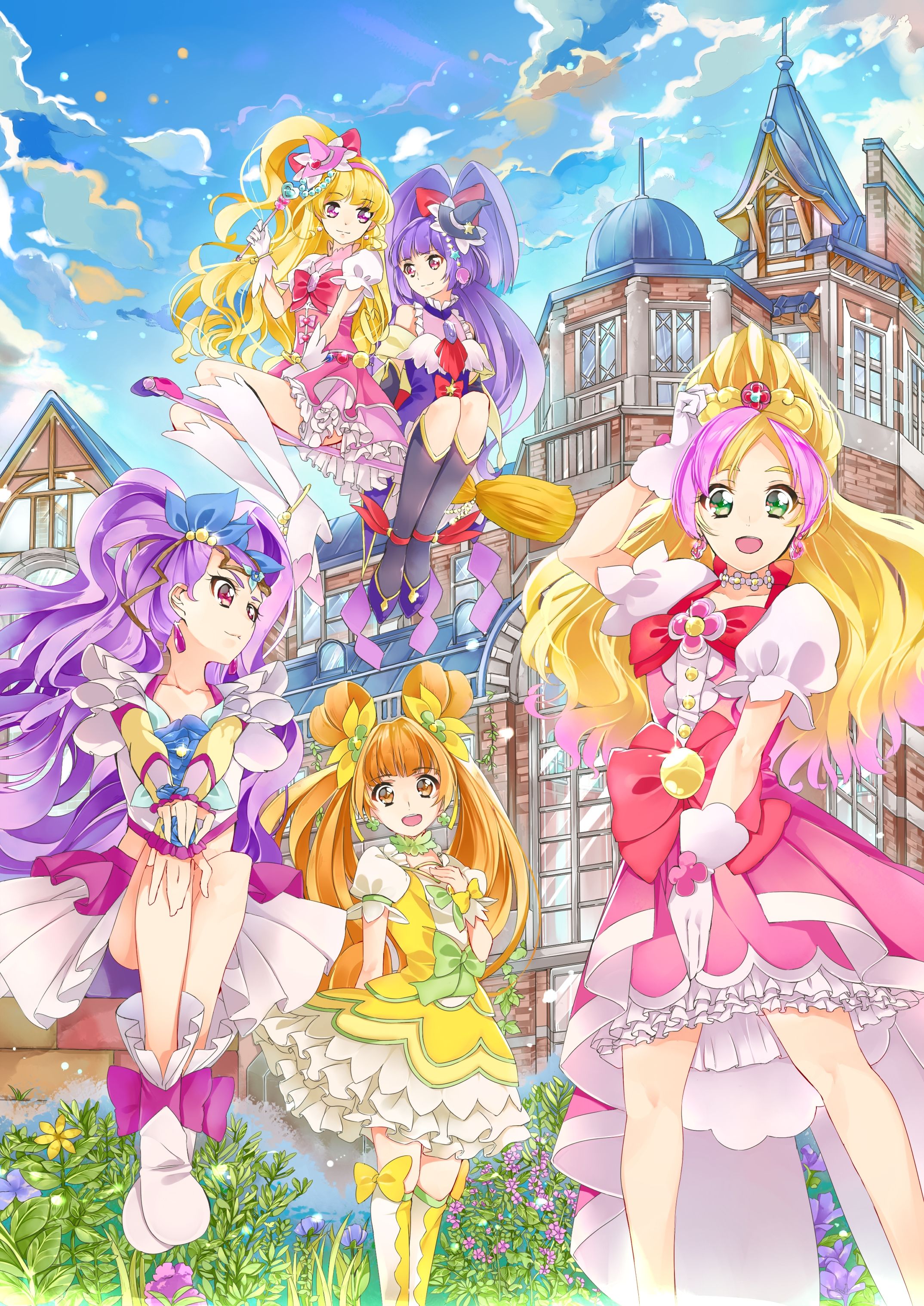 Download 2148x3035 Anime Girls, Magical, Dress, Mahou Tsukai Precure Wallpaper