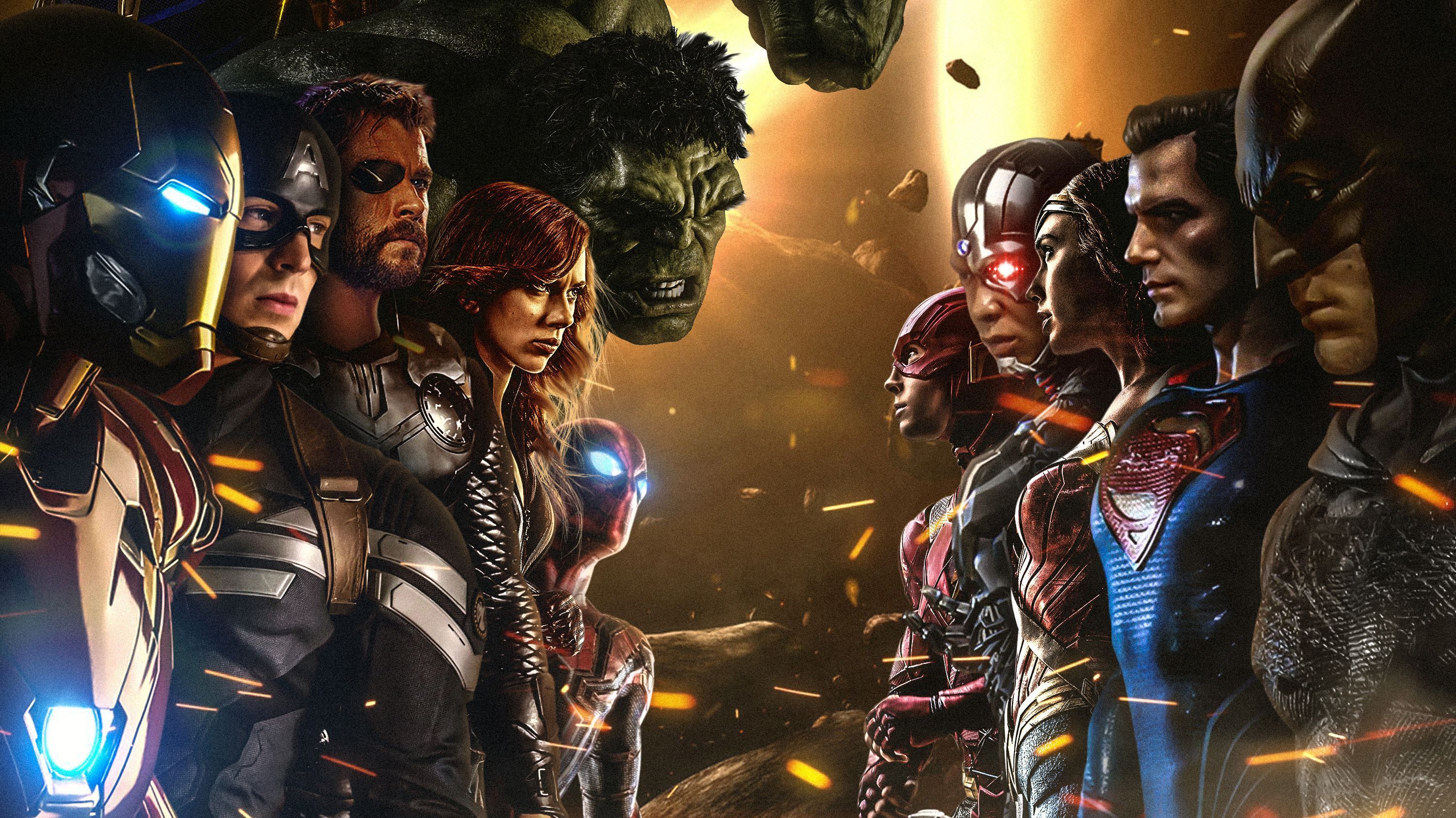 Avengers vs Justice League Wallpaper Free Avengers vs Justice League Background