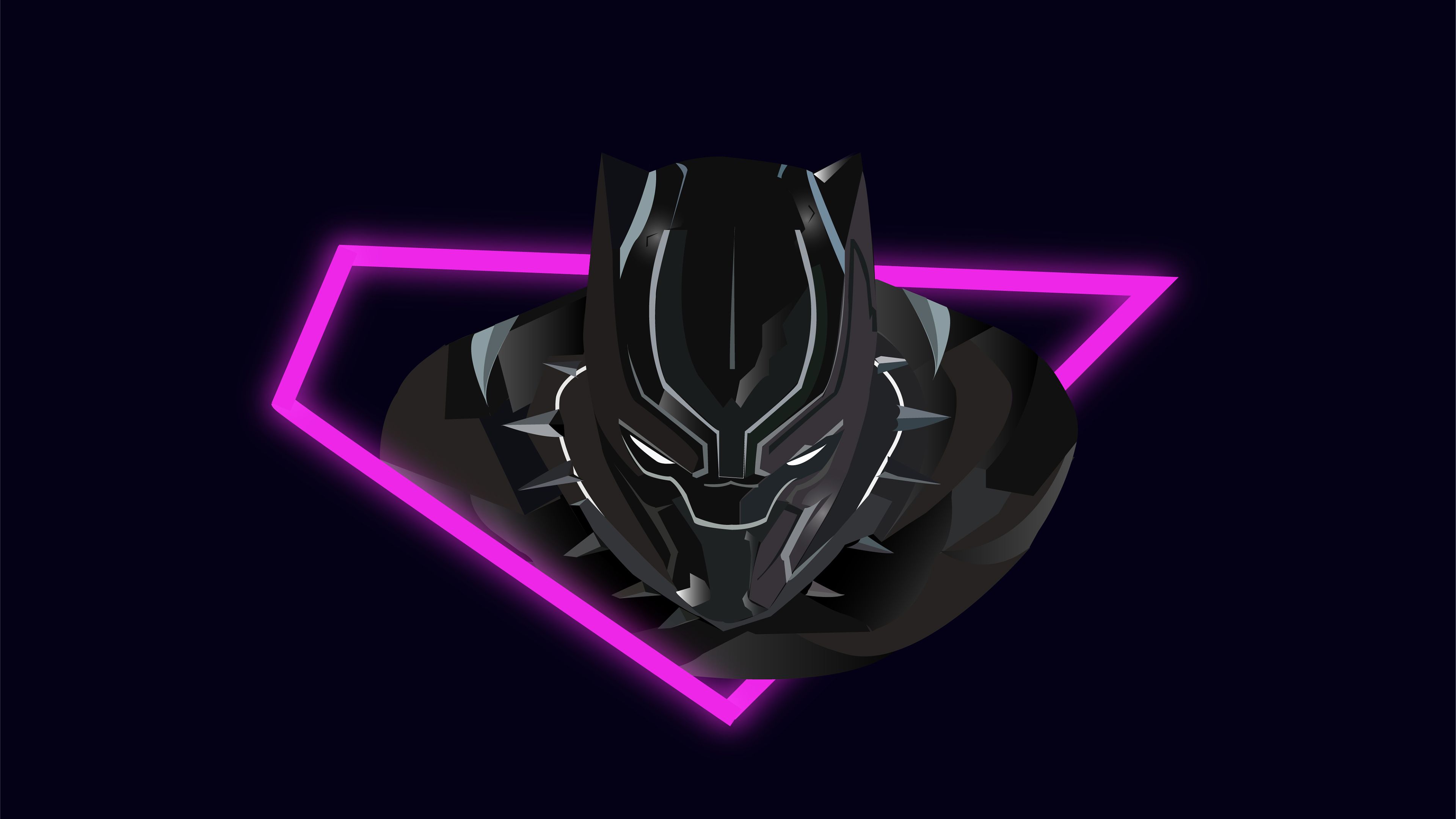 Black Panther Vector Art, HD Superheroes, 4k Wallpaper, Image, Background, Photo and Picture