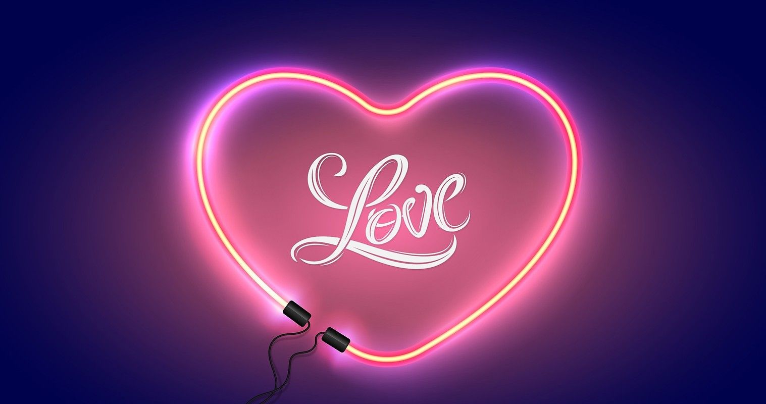 Love Heart Neon Sign Free Wallpaper download Free Love Heart Neon Sign HD Wallpaper to your mobile phone or tablet
