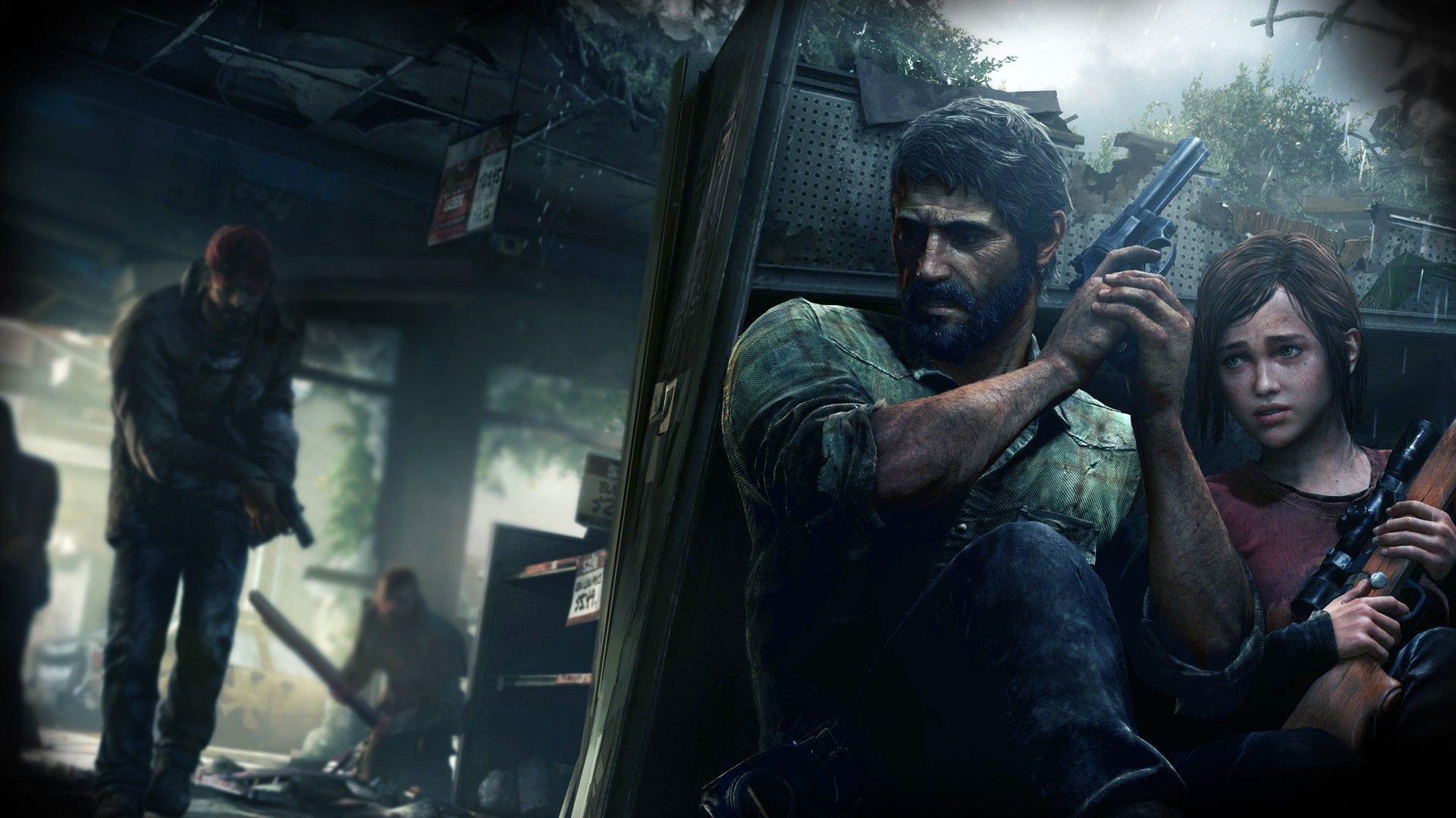 video games, guns, Playstation The Last of Us wallpaper