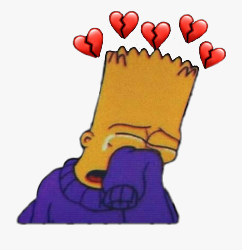 Best Looking For Heart Broken Sad Simpsons Drawings