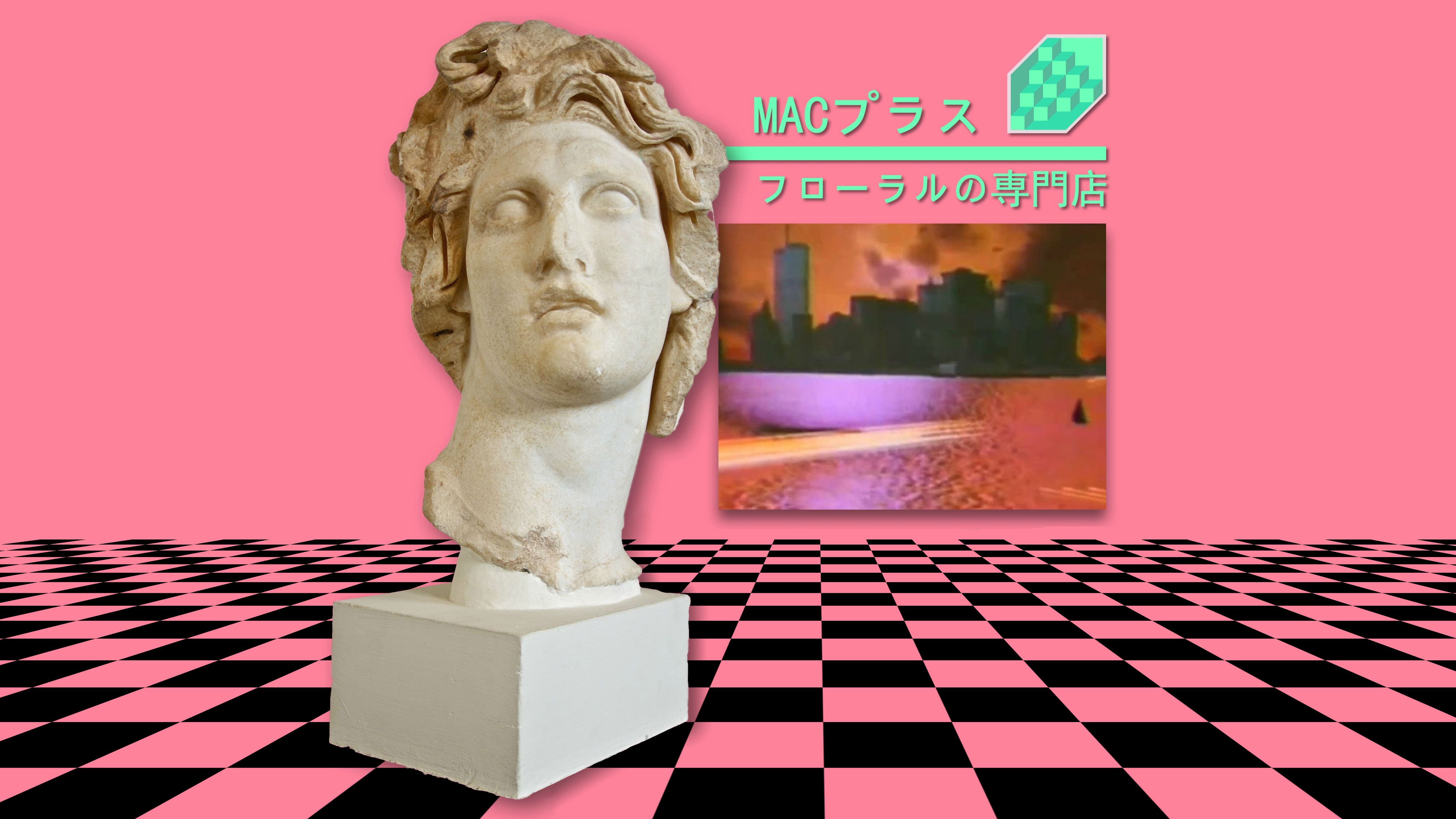 Vaporwave Statue Wallpapers Wallpaper Cave 