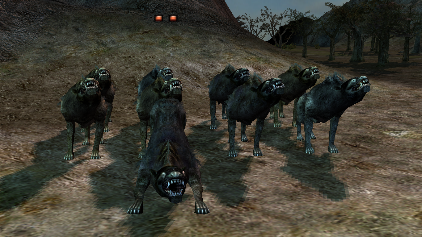Warg Pack (Isengard). Age of the Ring Mod