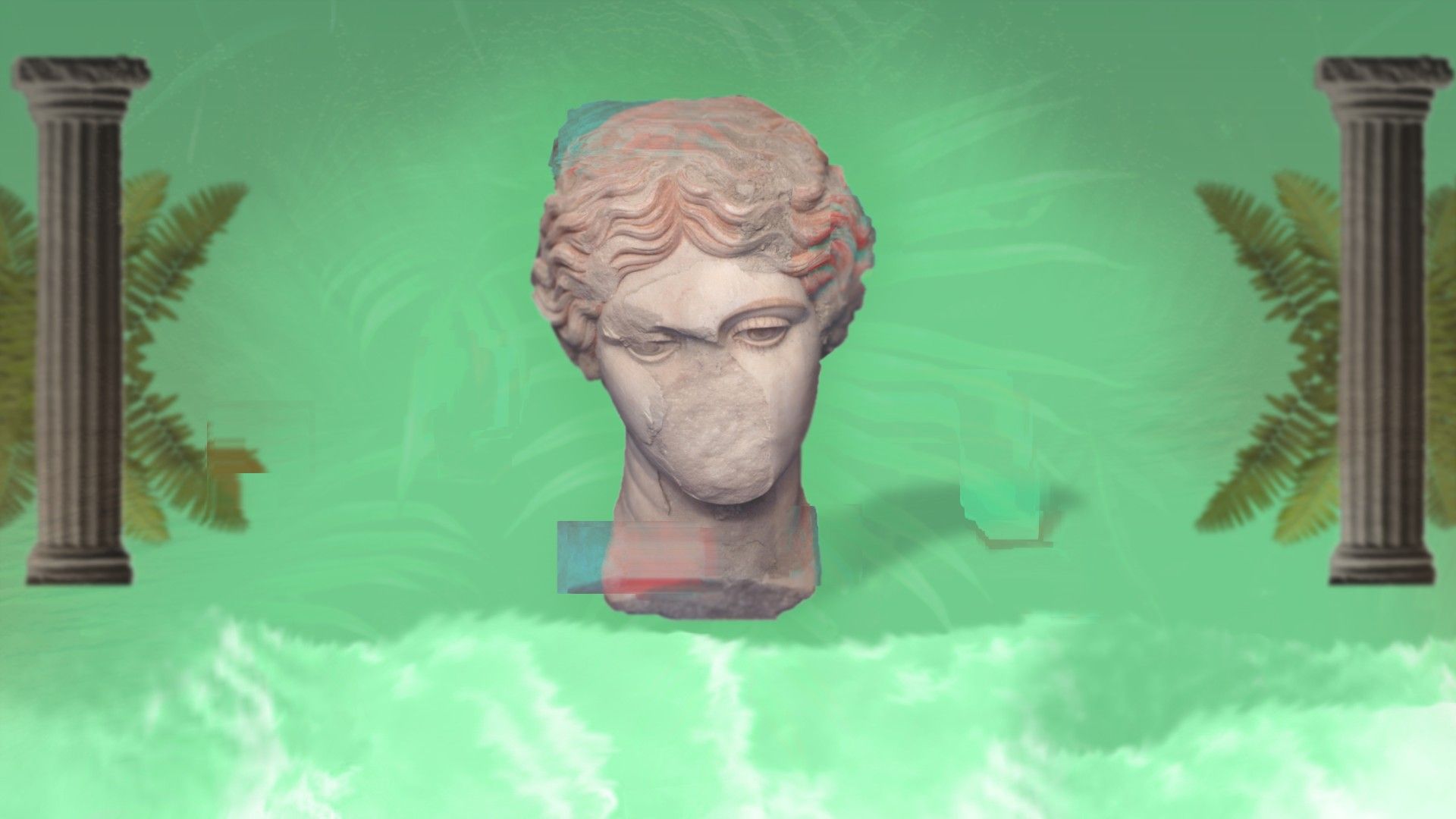 vaporwave, Statue Wallpaper HD / Desktop and Mobile Background