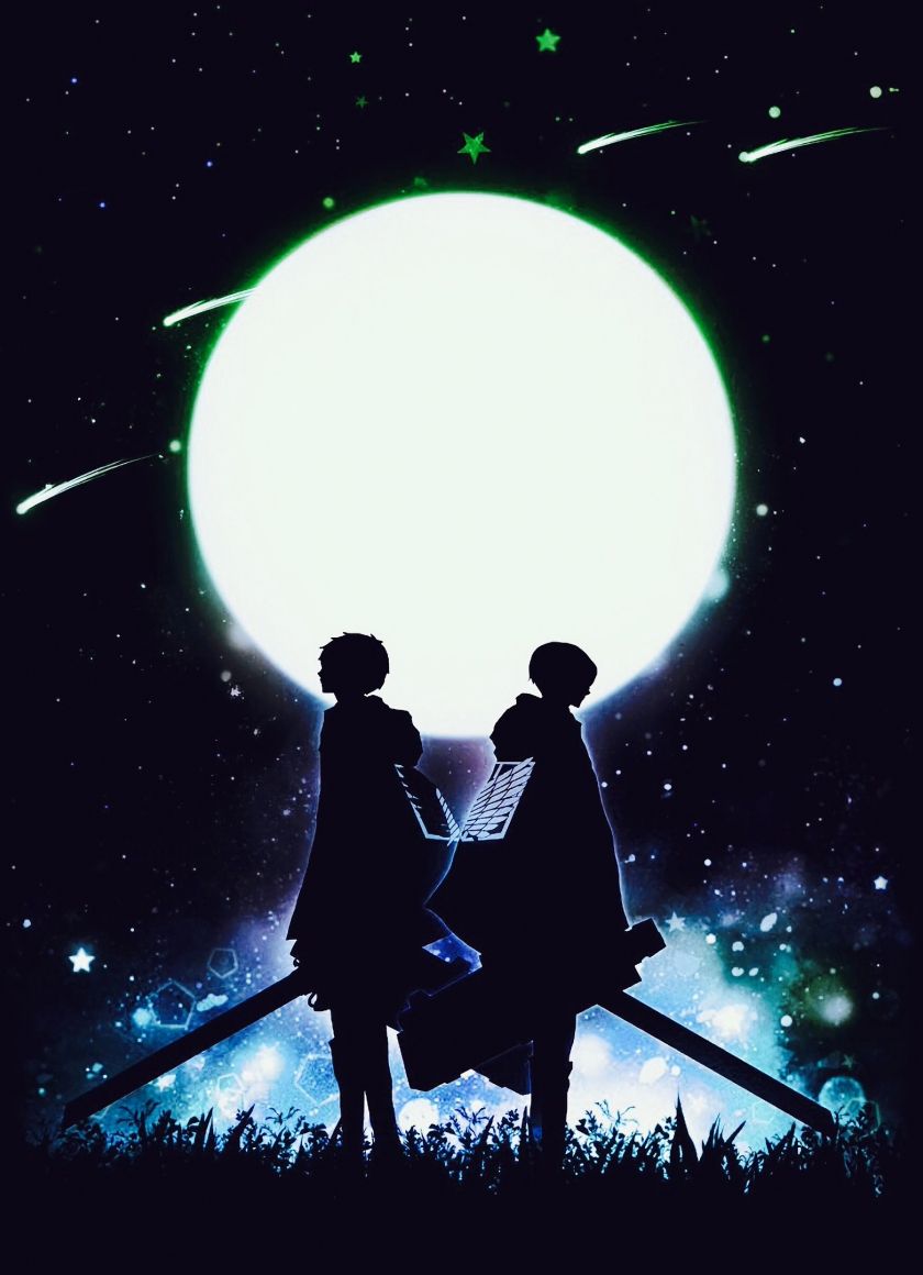 Download 840x1160 wallpaper minimal, eren yeager, levi ackerman, attack on titan, art, iphone iphone 4s, ipod touch, 840x1160 HD image, background, 10746