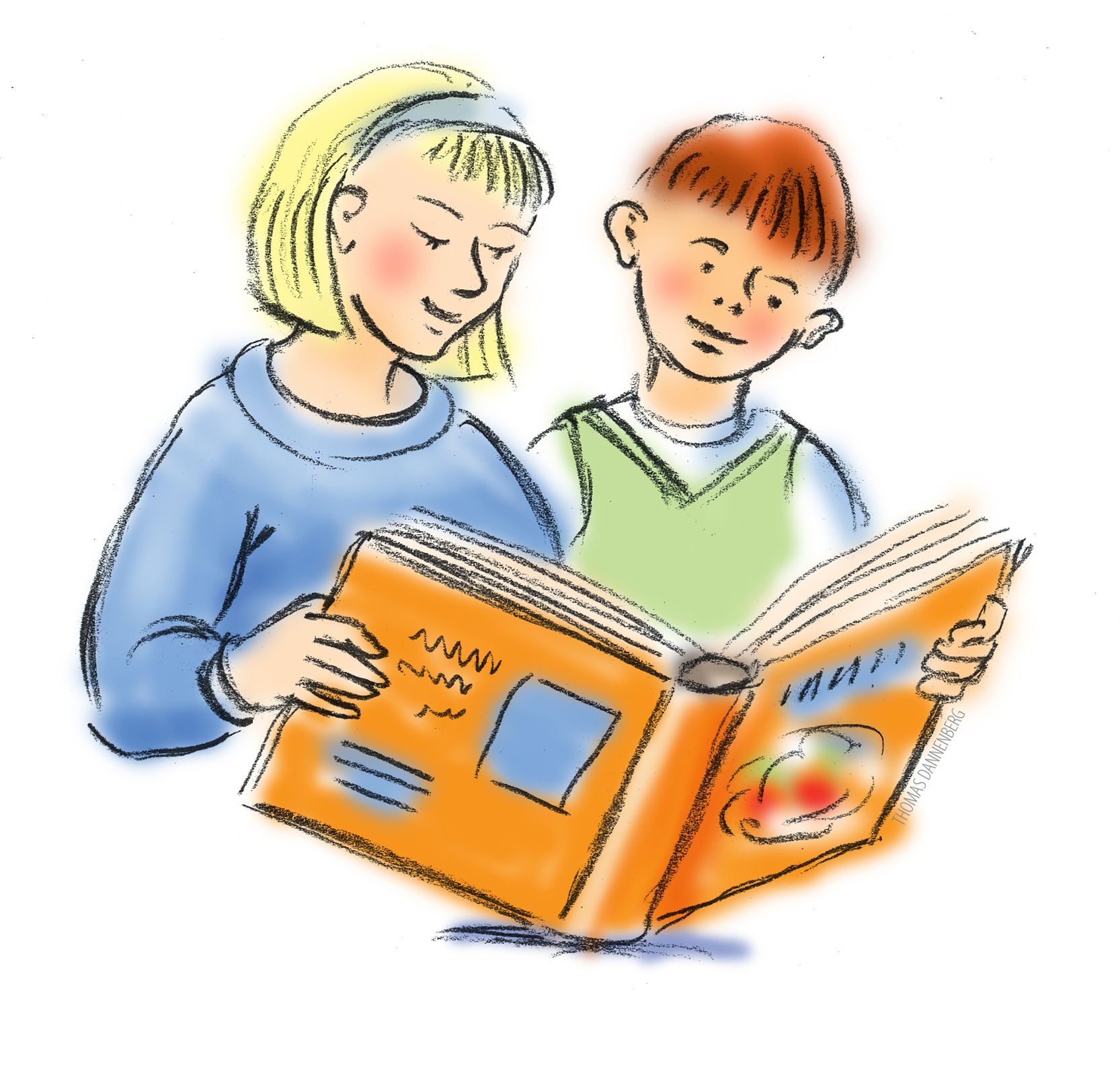 Free Children Reading Books Image, Download Free Clip Art, Free Clip Art on Clipart Library