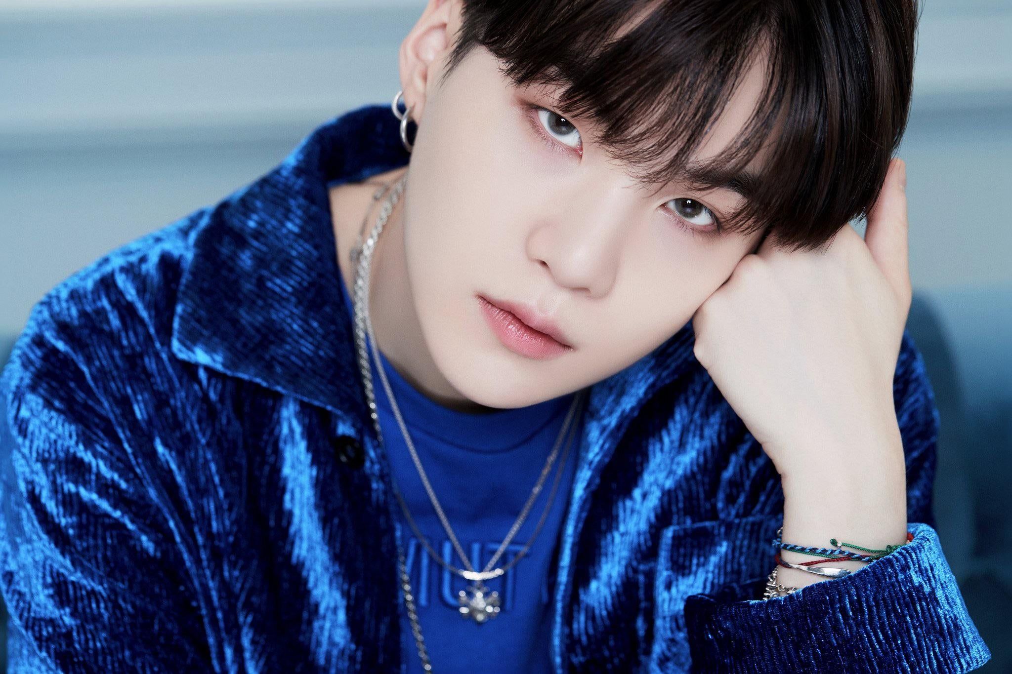 BTS' SUGA is royal in blue in 'BE' teaser image