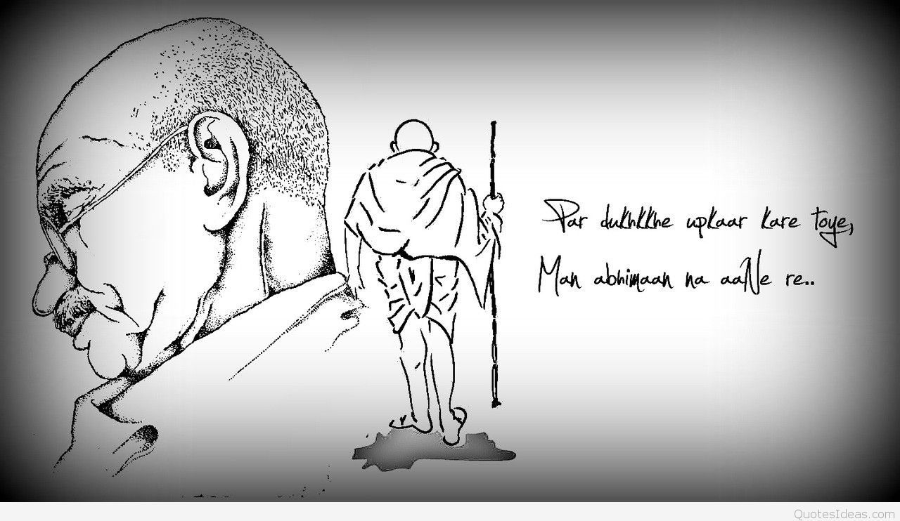 Mahatma Gandhi Jayanti New HD Wallpaper And Non Violence Wallpaper & Background Download