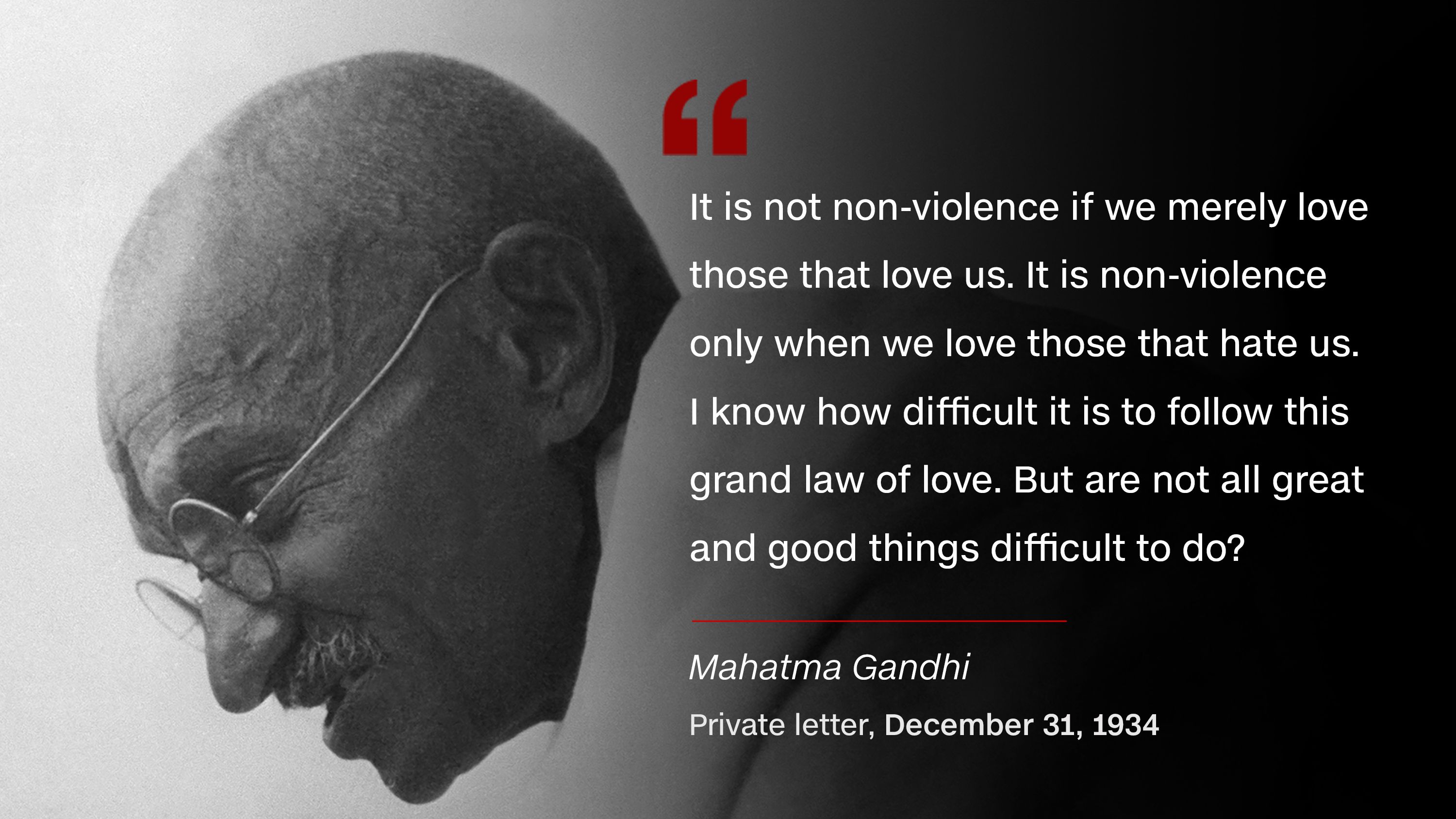 Mahatma Gandhi Quotes On Nonviolence Anime Mania