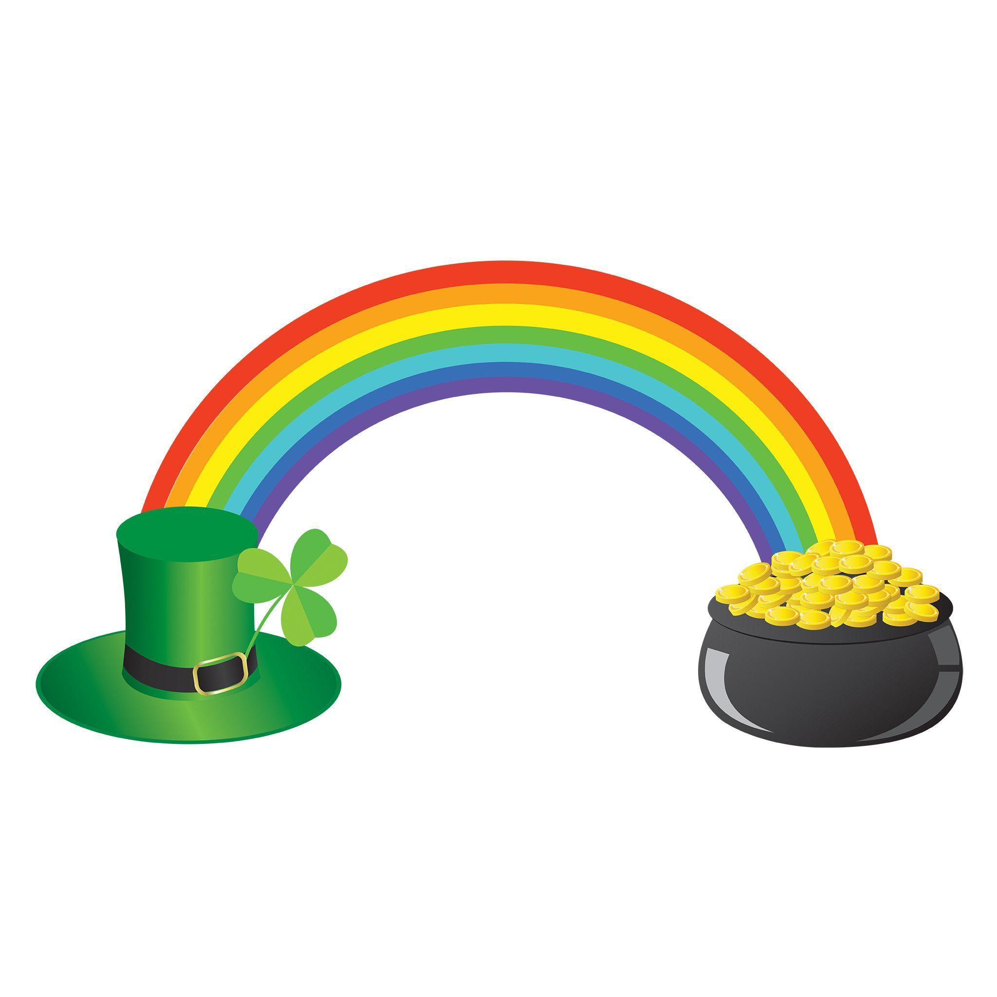 Rainbows & Pot of Gold ideas. pot of gold, clip art, rainbow