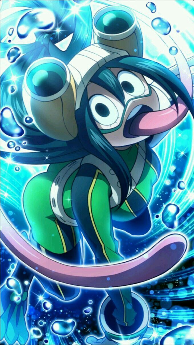 Froppy. Hero wallpaper, My hero academia tsuyu, Card art