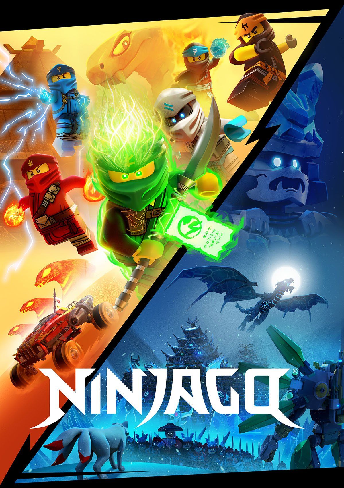 I upscaled the Ninjago poster since I wanted a wallpaper  rNinjago