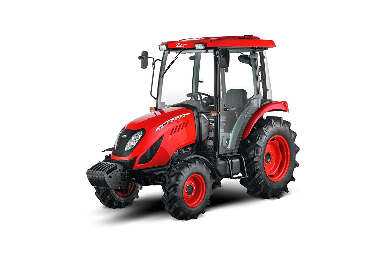 Picture Tractor Zetor Utilix CL 55, 2019 Red White background