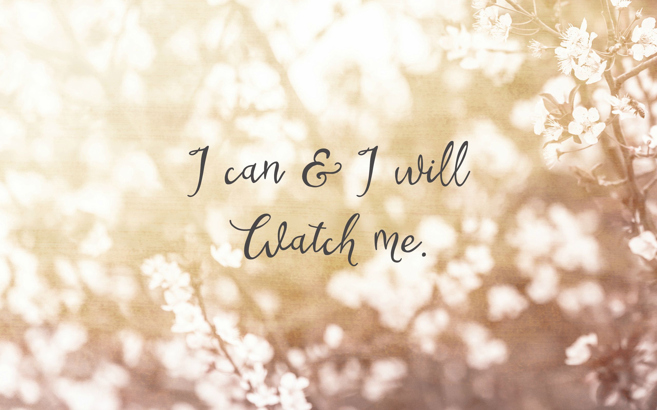 Desktop Wallpaper Quotes I Can And I Will Watch Me