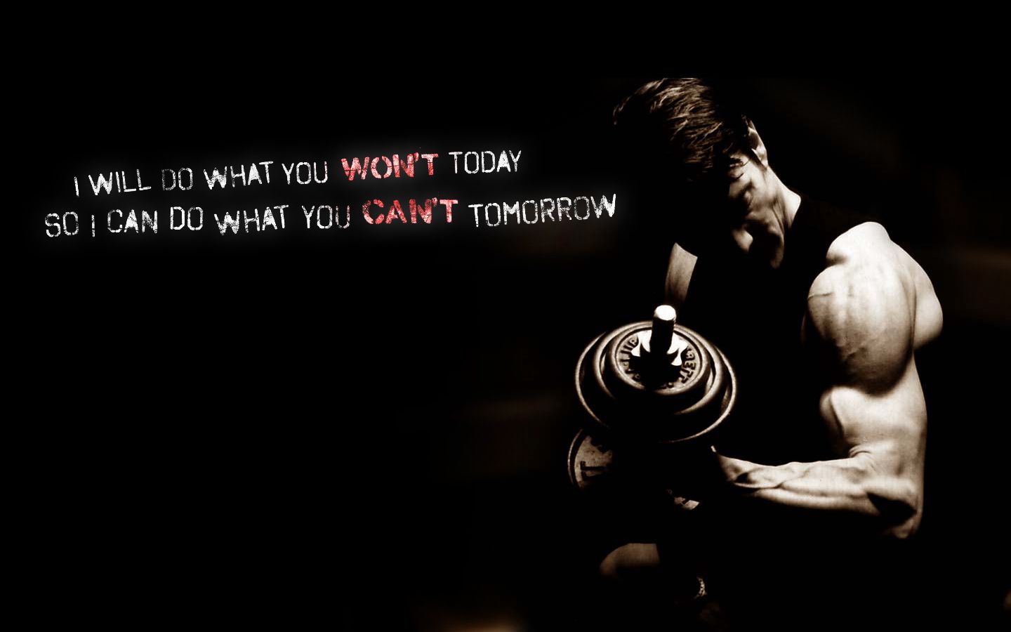 Fitness Wallpaper Do What You Won T Today So I Can Do What You Can