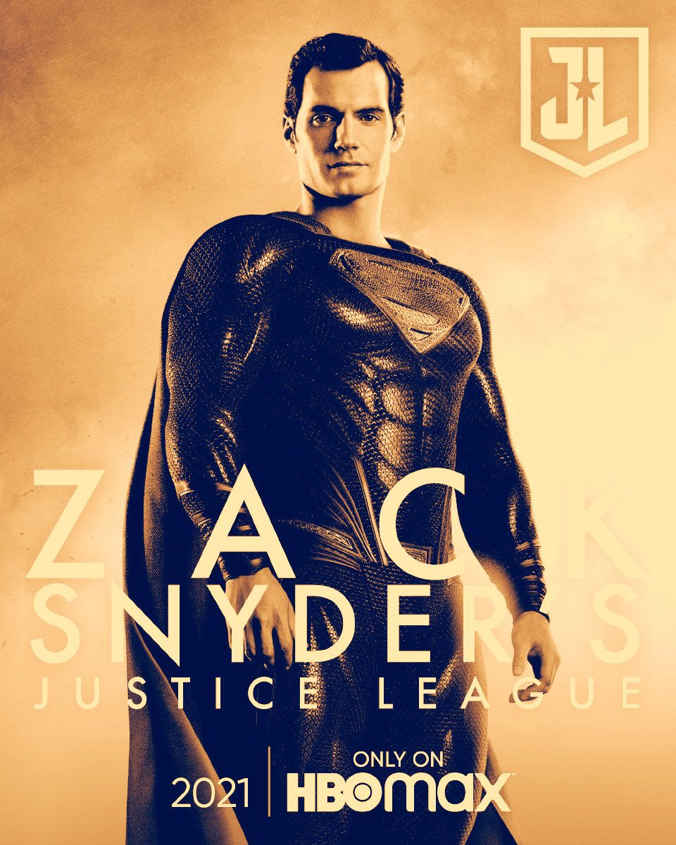 Superman -Zack Snyder's Justice League Poster -HBO Max 2021 League Photo