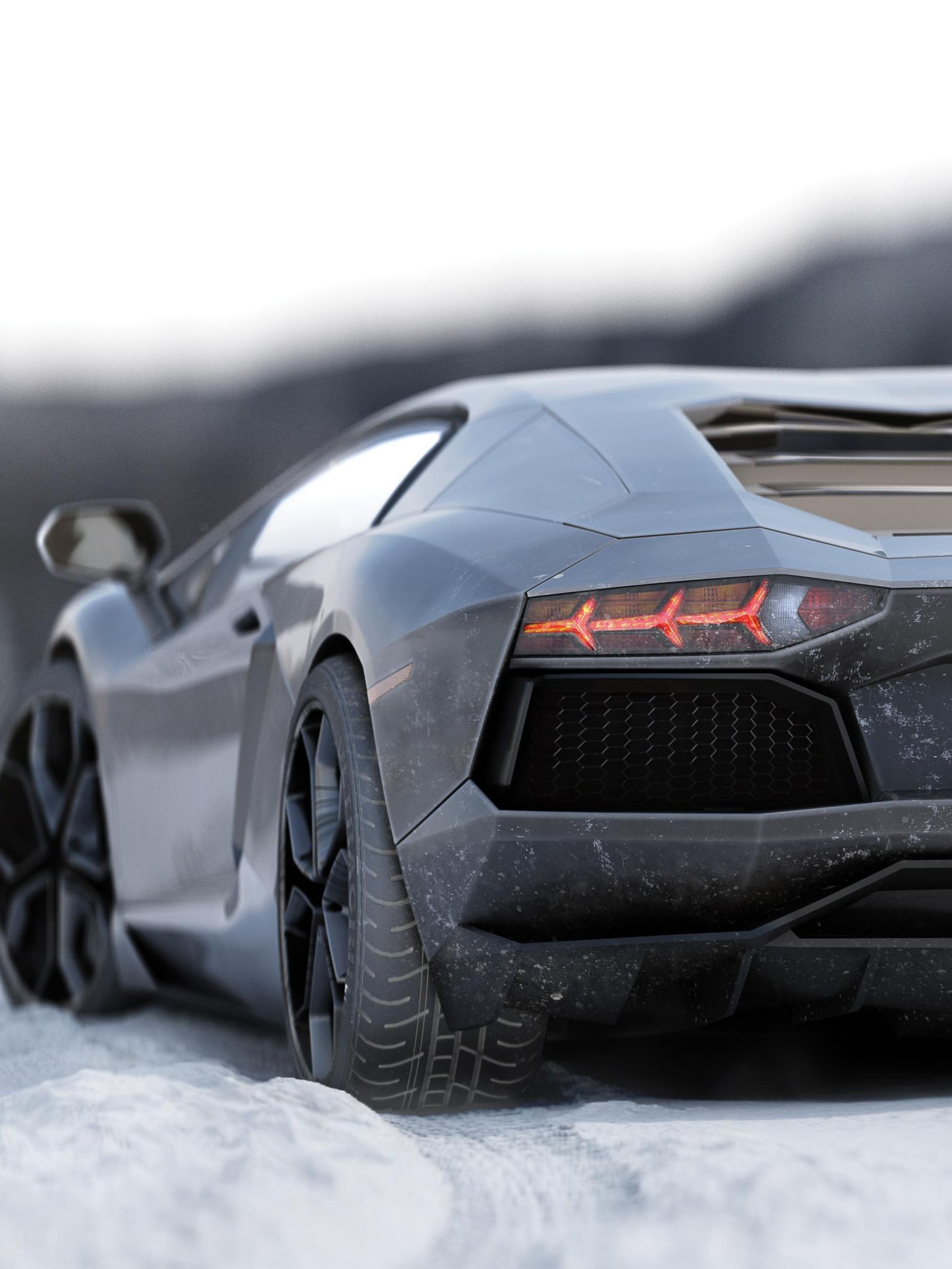 Astonishing Car Render 3D Desktop HD Wallpaper