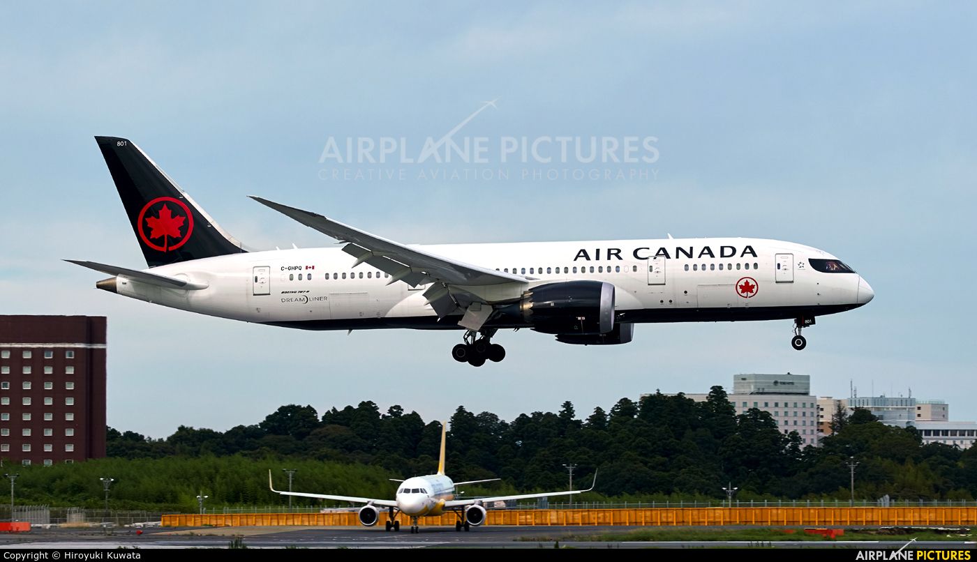 C GHPQ Canada Boeing 787 8 Dreamliner At HKG Lap Kok Intl. Photo ID 1177838