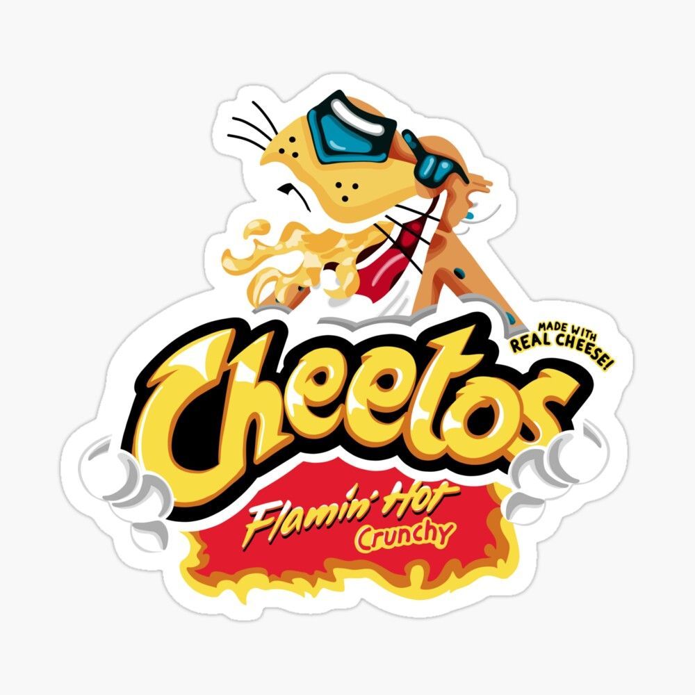 Cheetos ' Sticker by ohmyguacamole. Looney tunes cartoons, Emo wallpaper, iPhone wallpaper rock