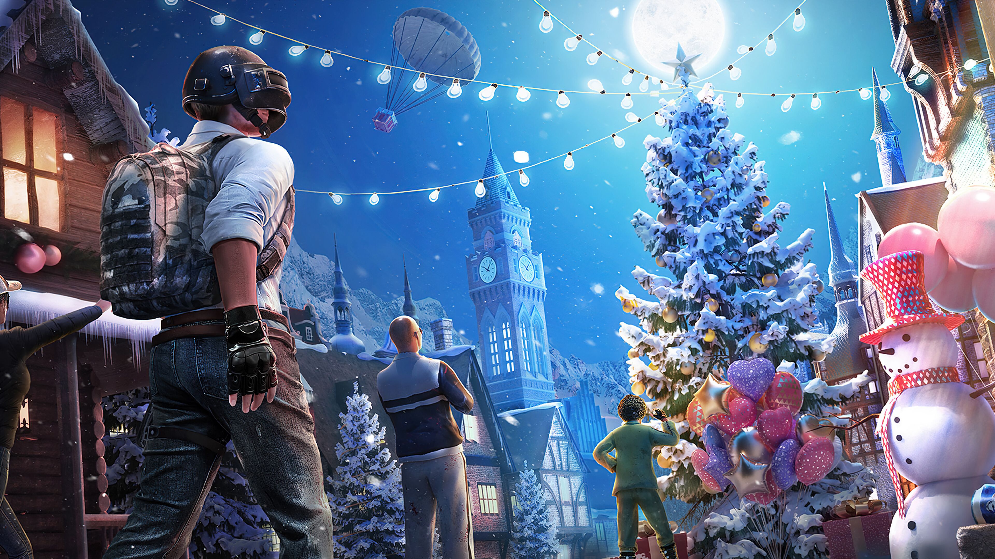 PUBG Mobile Christmas Wallpaper 4k Ultra HD