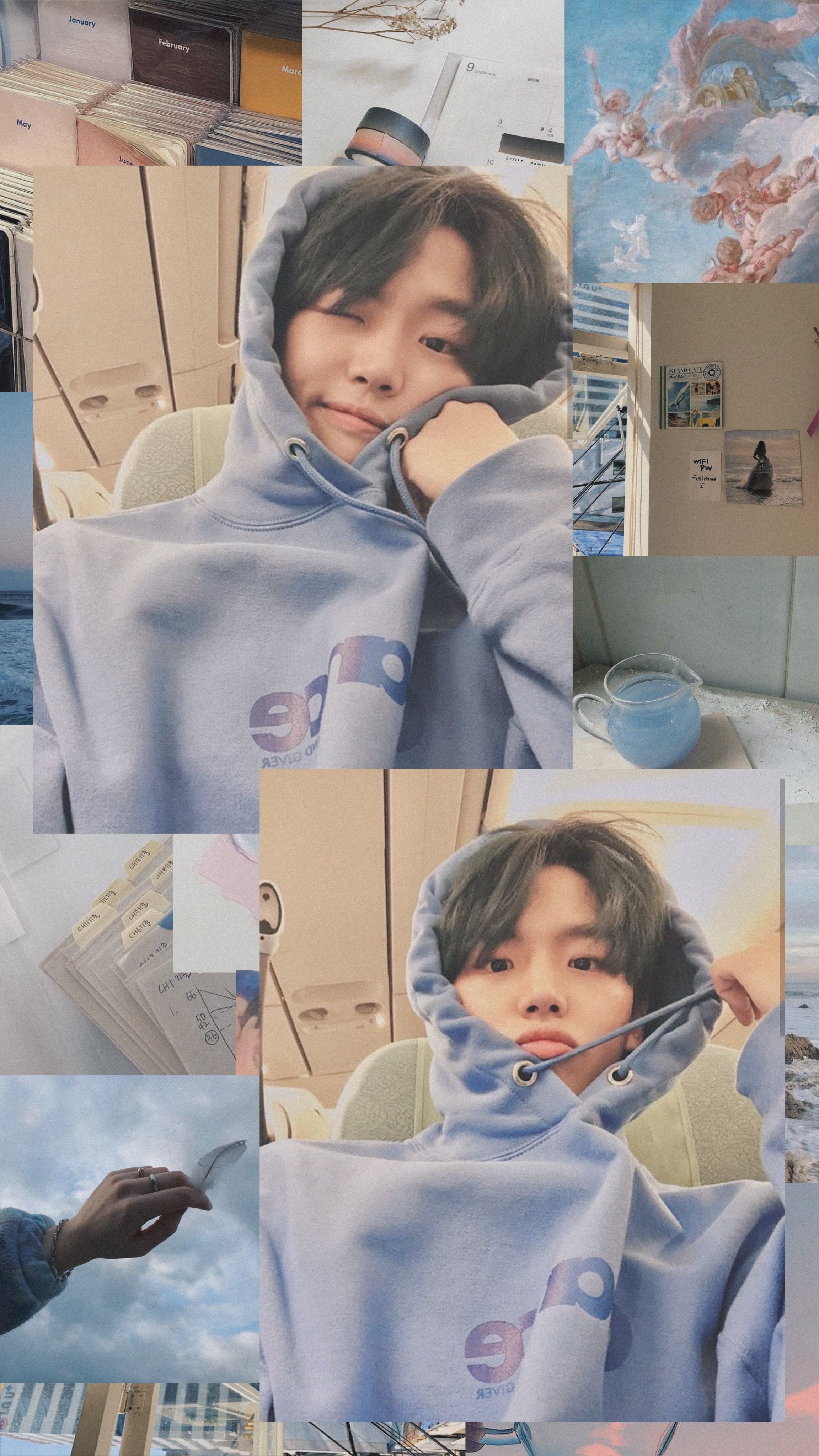 pentagon hongseok. Gambar wajah, Gambar, Ilustrasi karakter