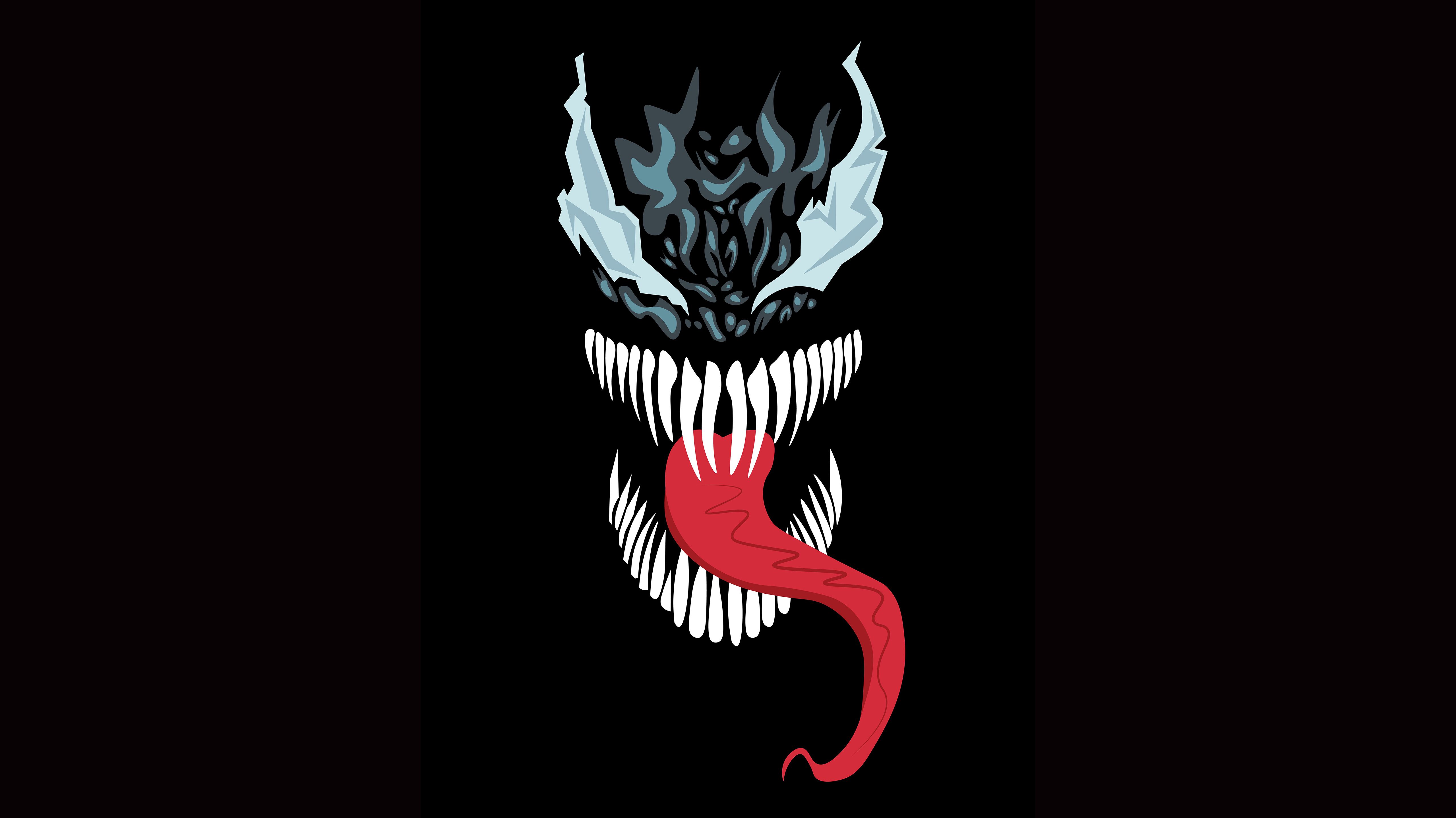Venom Black Wallpaper 4k