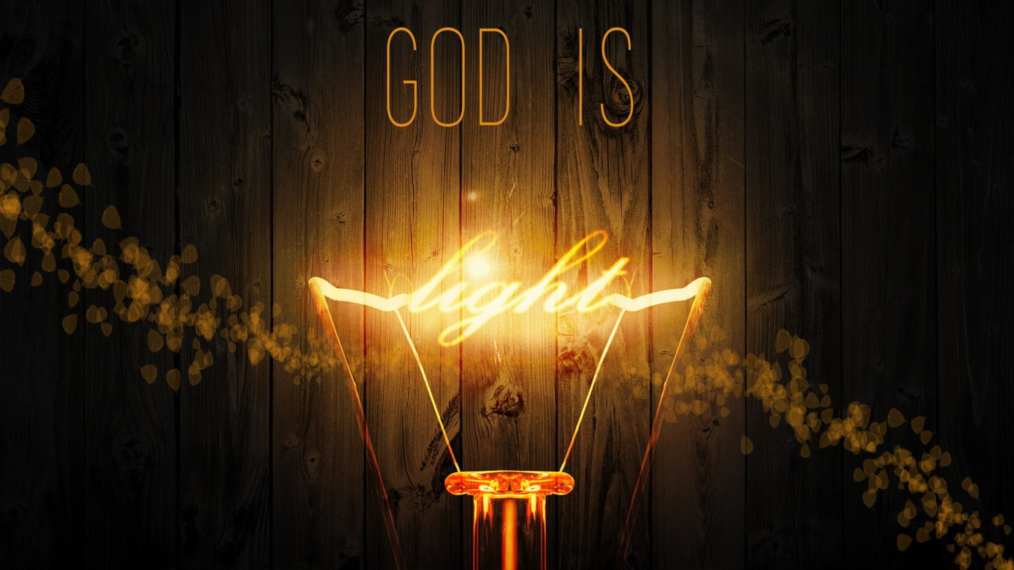 God Is Light 4K HD Jesus Wallpaper
