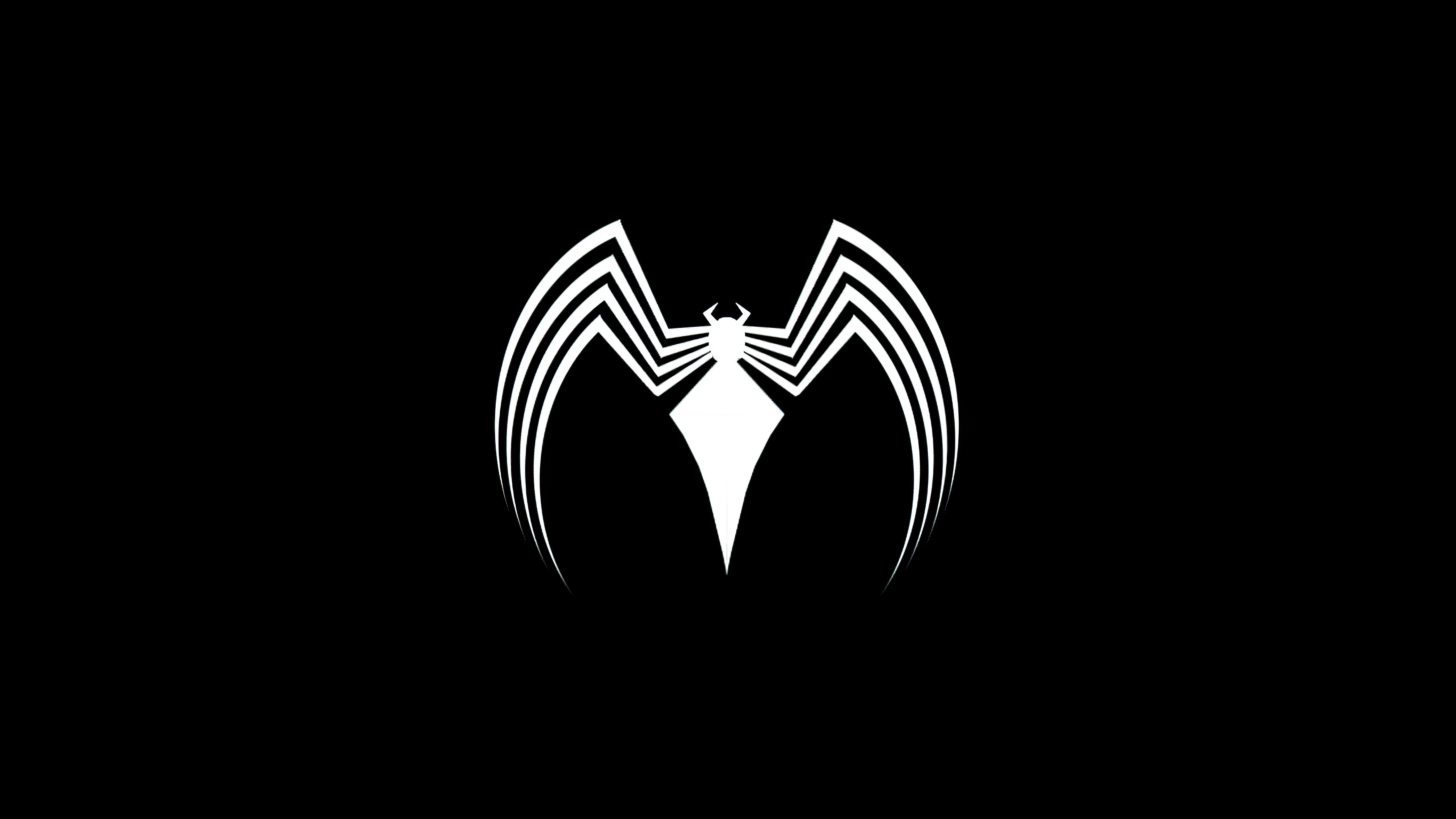 Venom Logo Dark 4k, HD Superheroes, 4k Wallpaper, Image, Background, Photo and Picture