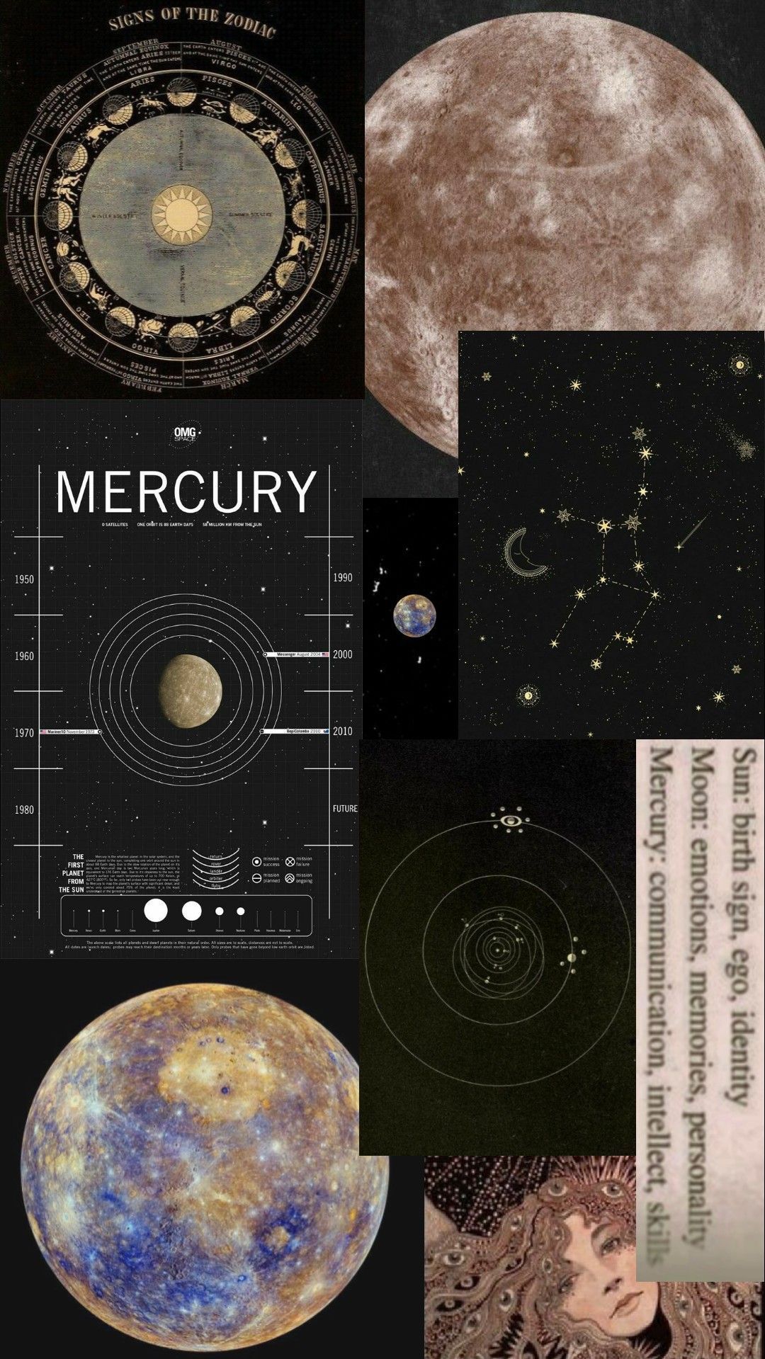 Mercury wallpaper (planet). Aesthetic iphone wallpaper, iPhone wallpaper tumblr aesthetic, Aesthetic wallpaper