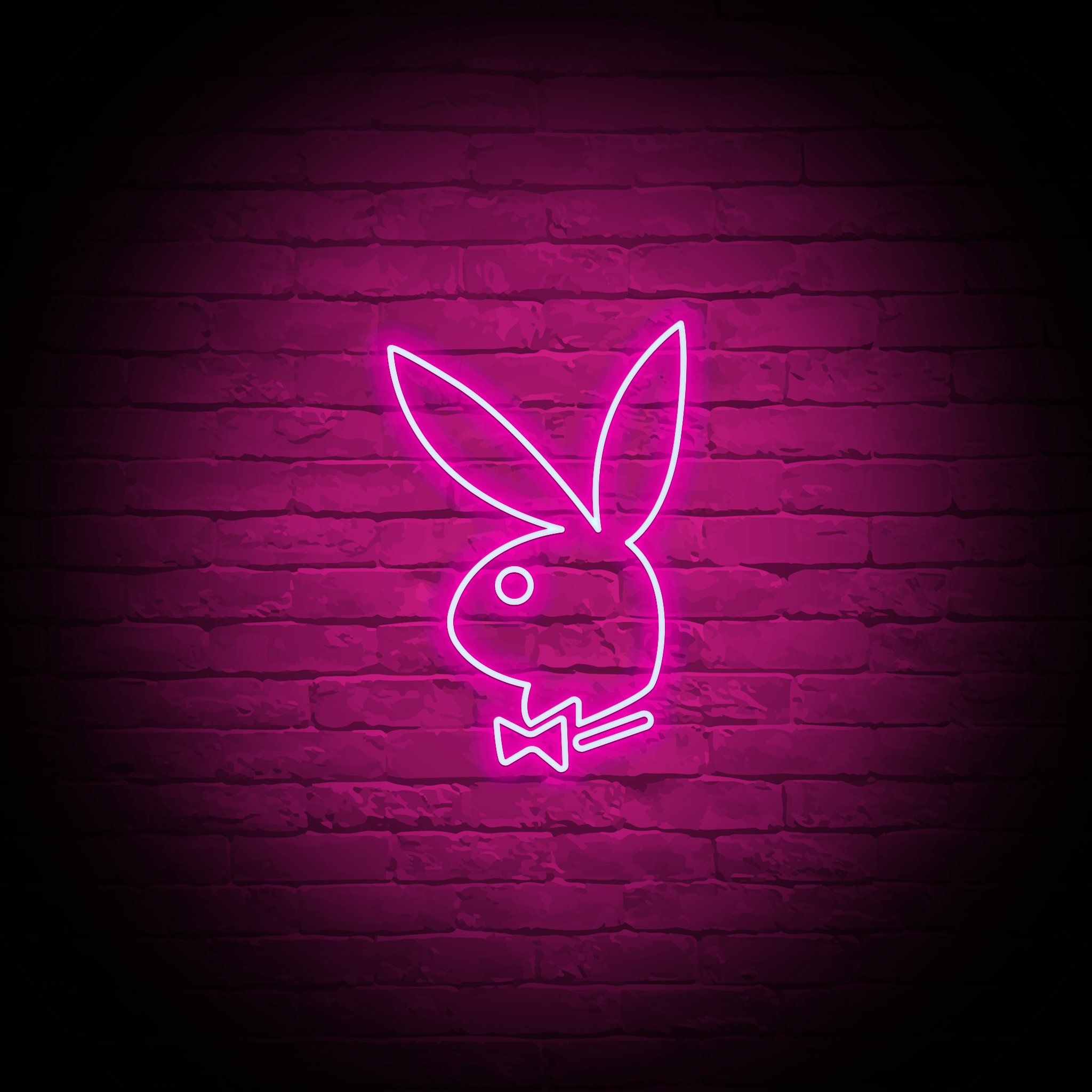 Neon Playbabe Bunny Wallpapers Wallpaper Cave