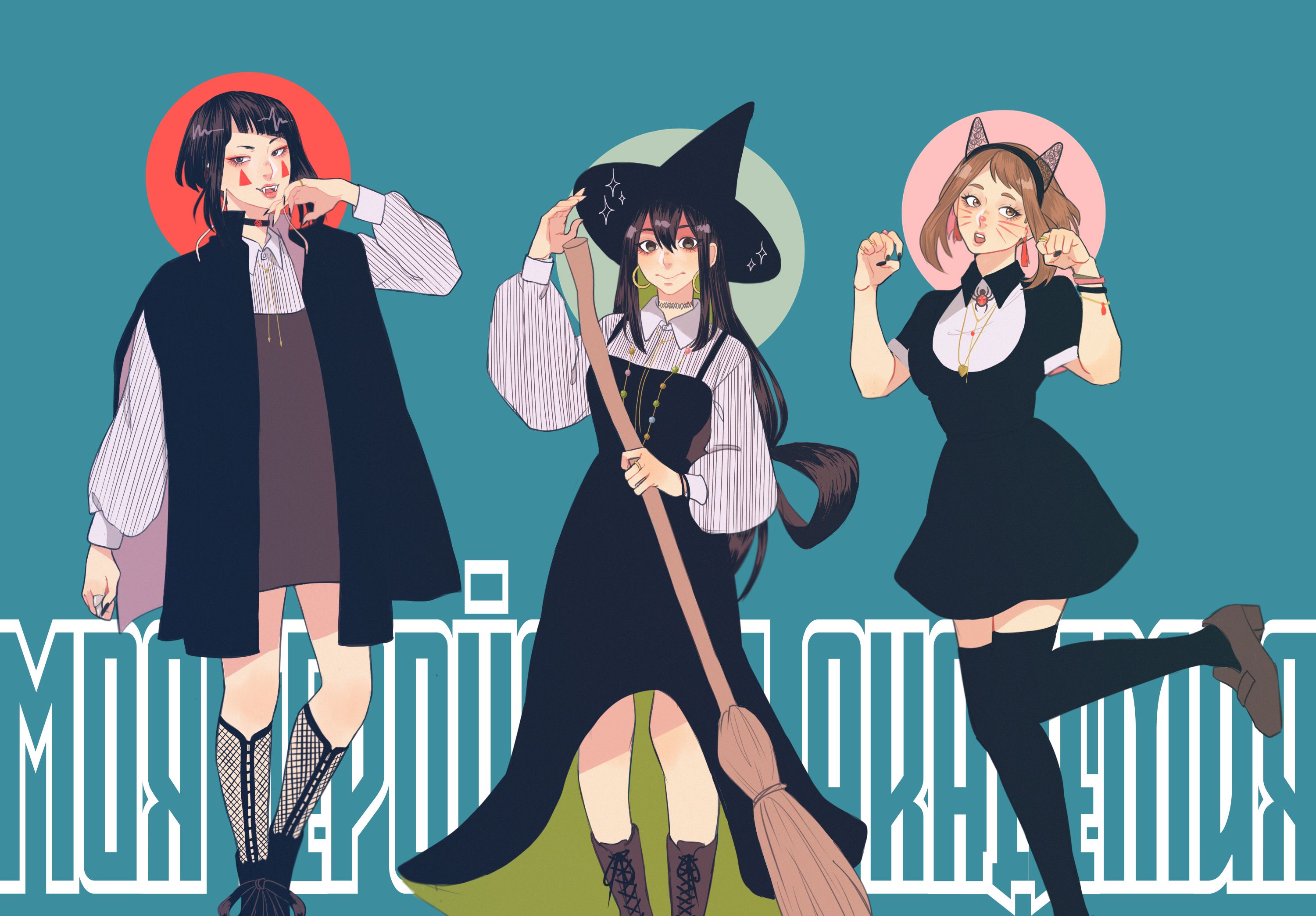 Kyouka Jirou, Tsuyu Asui, Ochaco Uraraka, Girl wallpaper