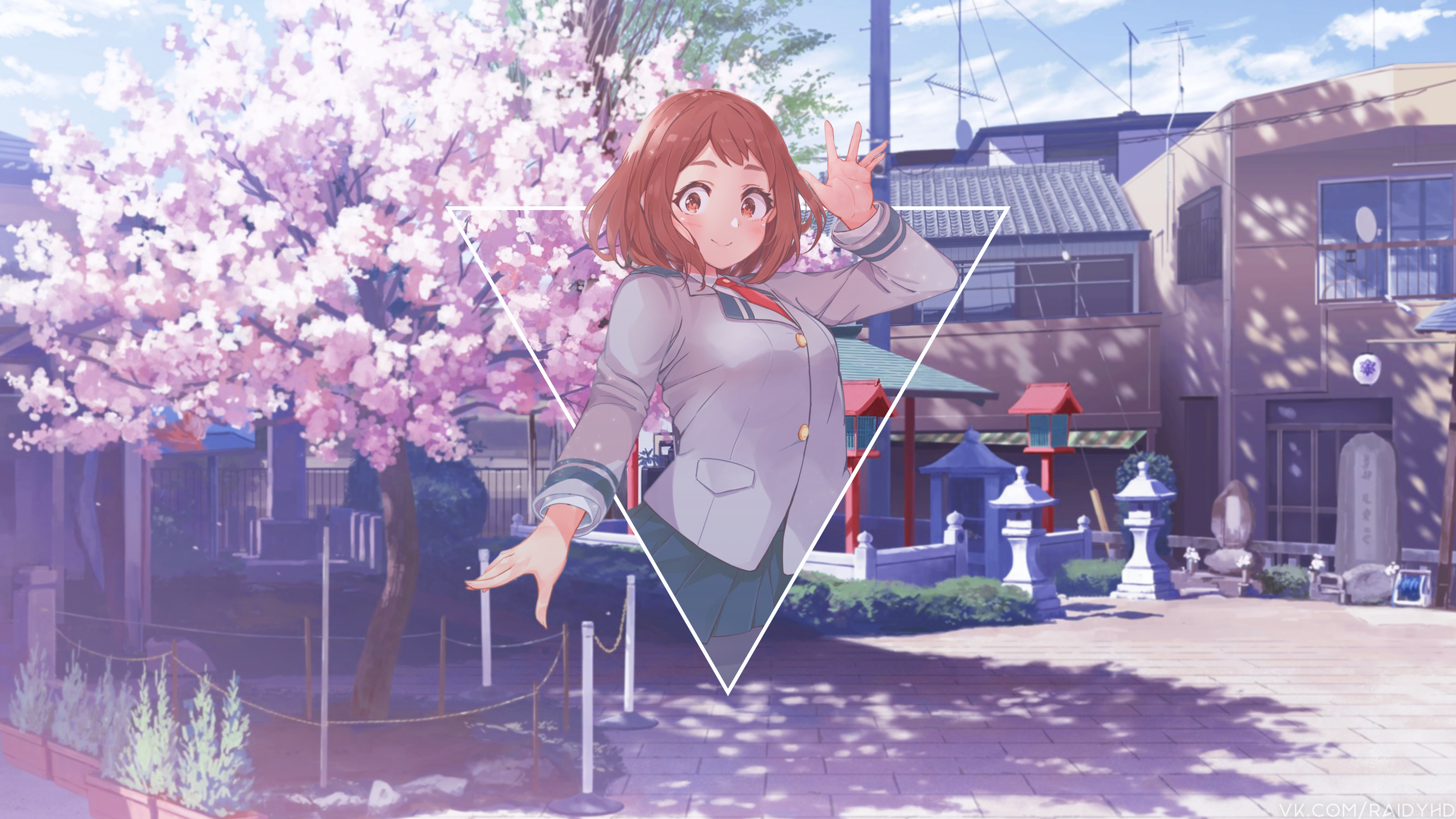 O Chaco Uraraka PC Wallpaper