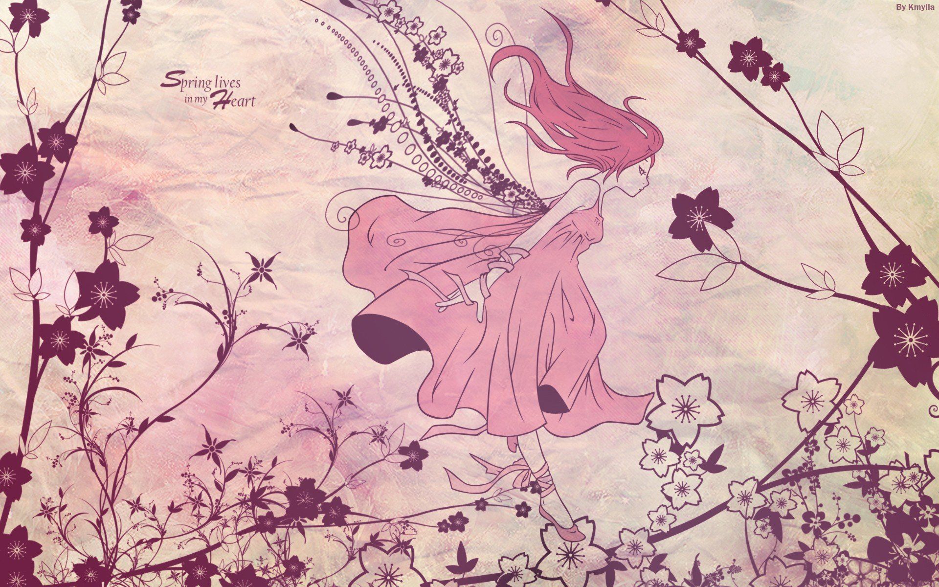 Free download Spring Ballet Google Skins [1920x1200] for your Desktop, Mobile & Tablet. Explore Pink Anime Wallpaper. Cool Pink Wallpaper, Pink Flowers Desktop Wallpaper, Cool Anime Wallpaper HD