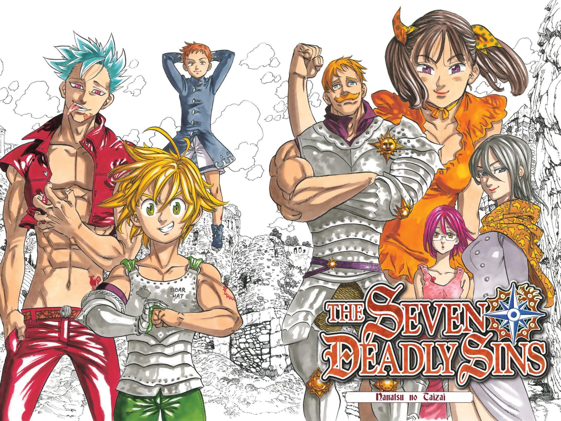 Nanatsu no Taizai, Seven Deadly Sins, Heroes wallpaper