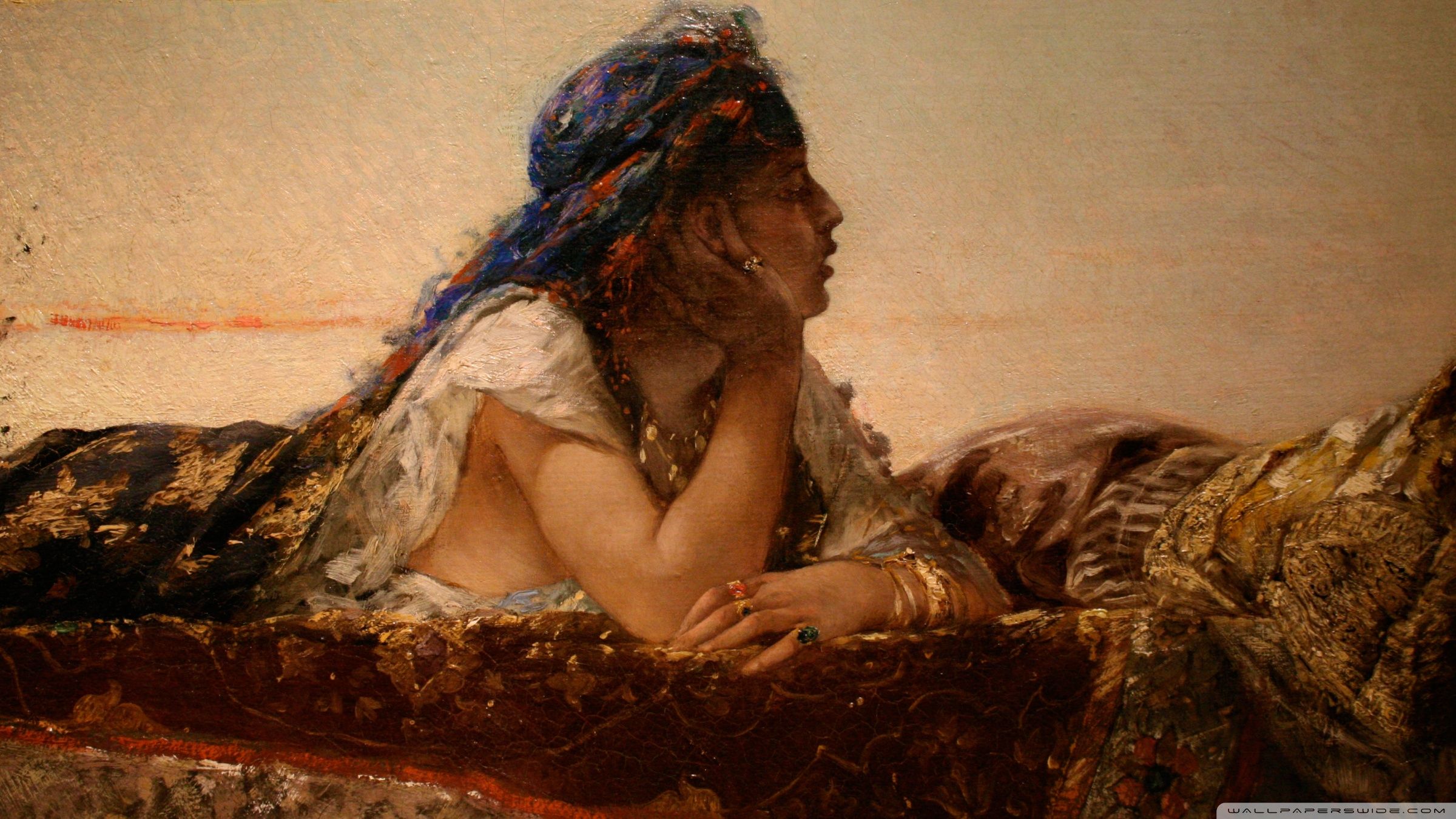 Woman Painting Montreal Museum Of Fine Arts Ultra HD Desktop Background Wallpaper for 4K UHD TV, Widescreen & UltraWide Desktop & Laptop, Tablet