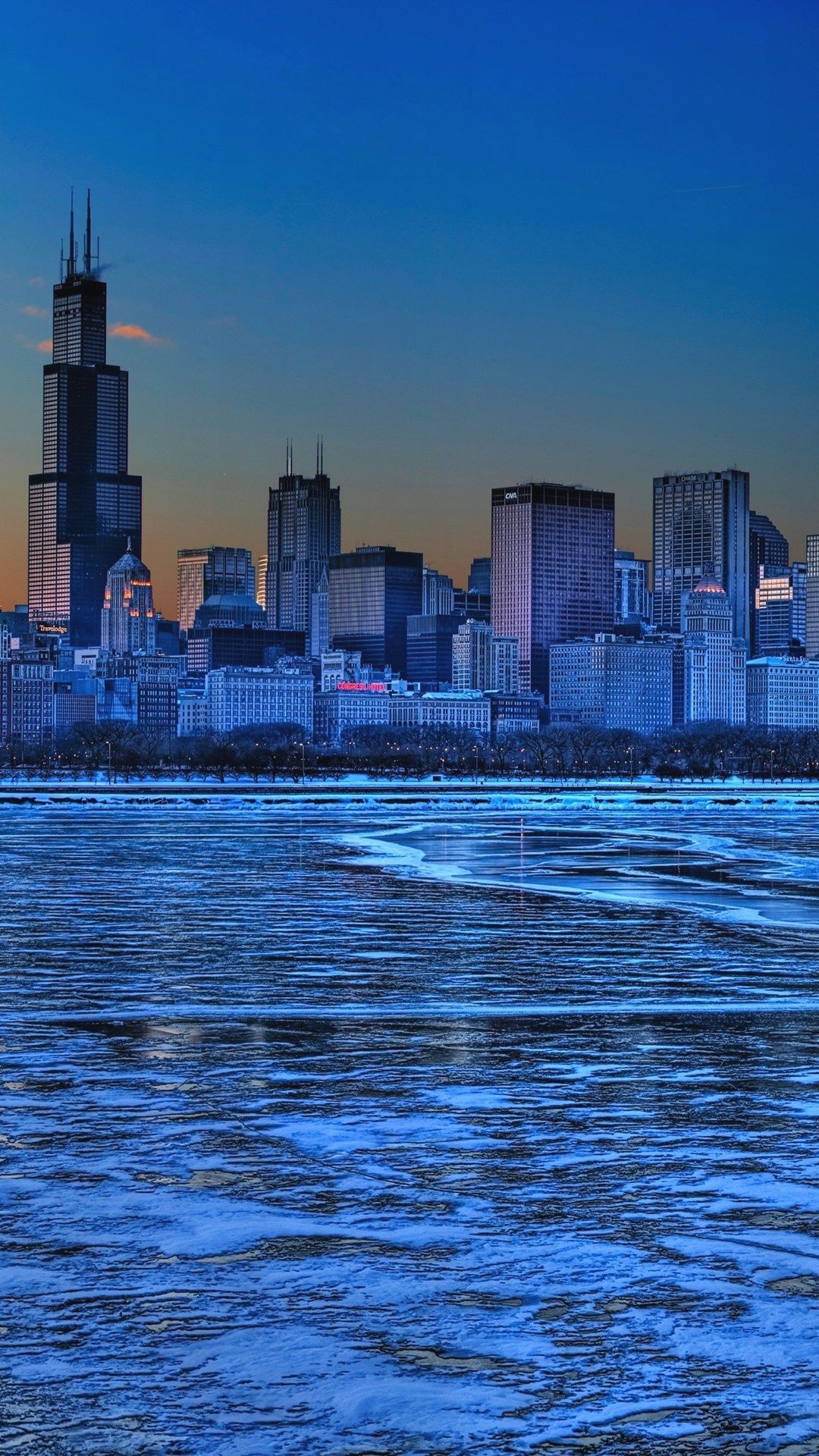 EntePic Samsung Galaxy S4 Wallpaper 1080x1920 HDD18RI. Chicago picture, Chicago skyline, Skyline